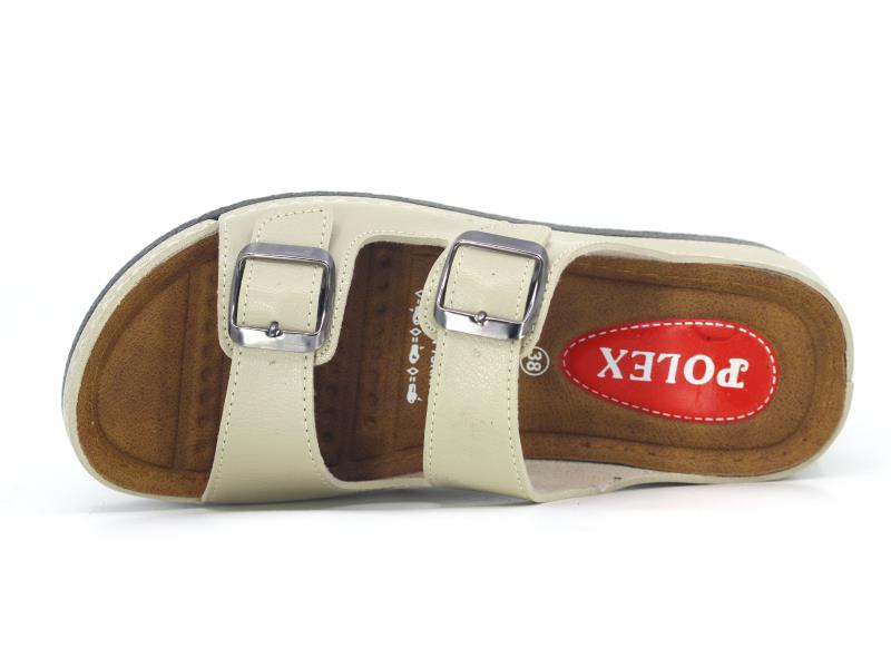 Polex Zenne Z135-0130 Çift Toka Monta Günlük Terlik - 2
