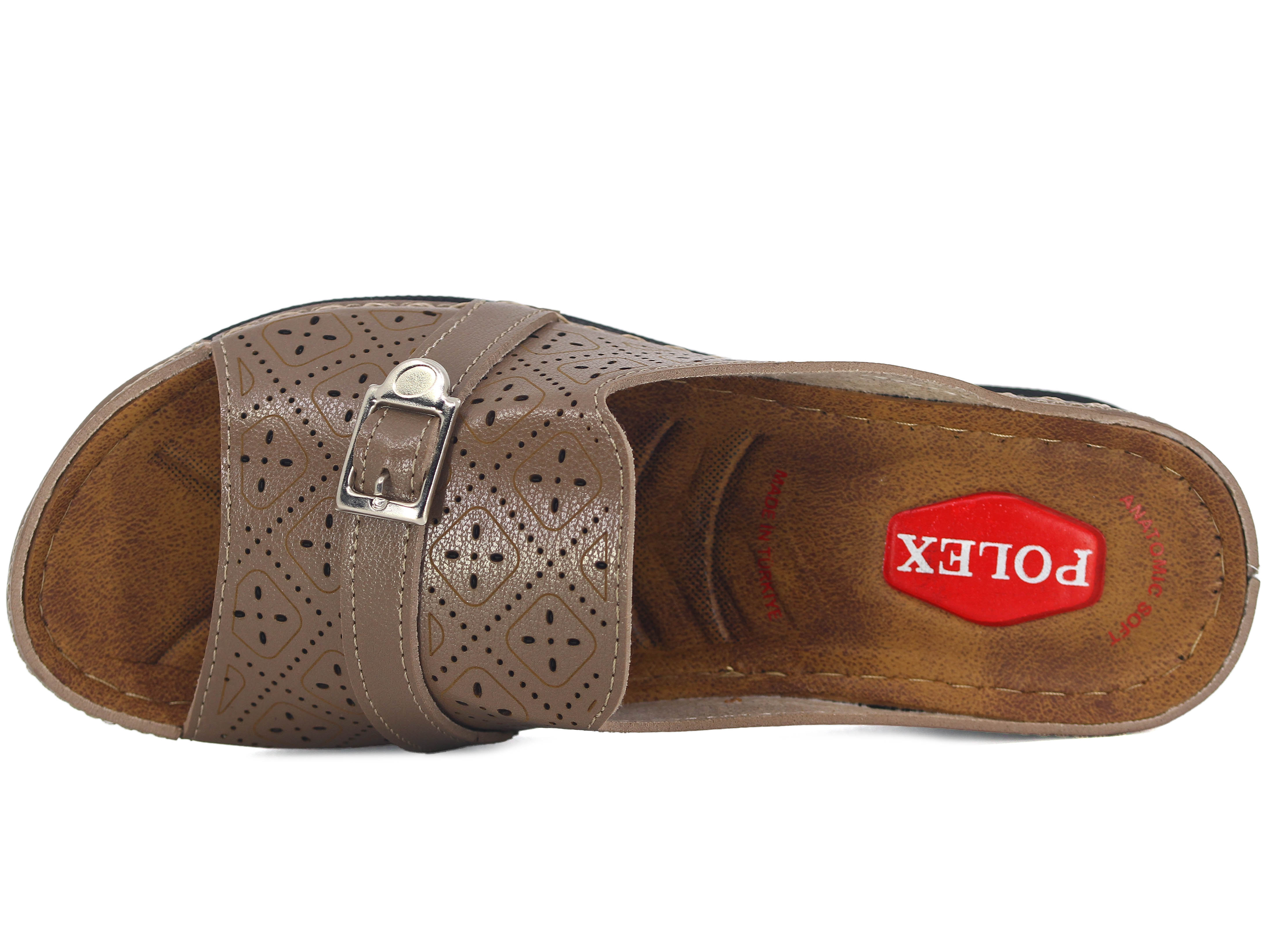 Polex Zenne Z10-0133 Tek Toka Lazerli Monta Günlük Terlik - 2