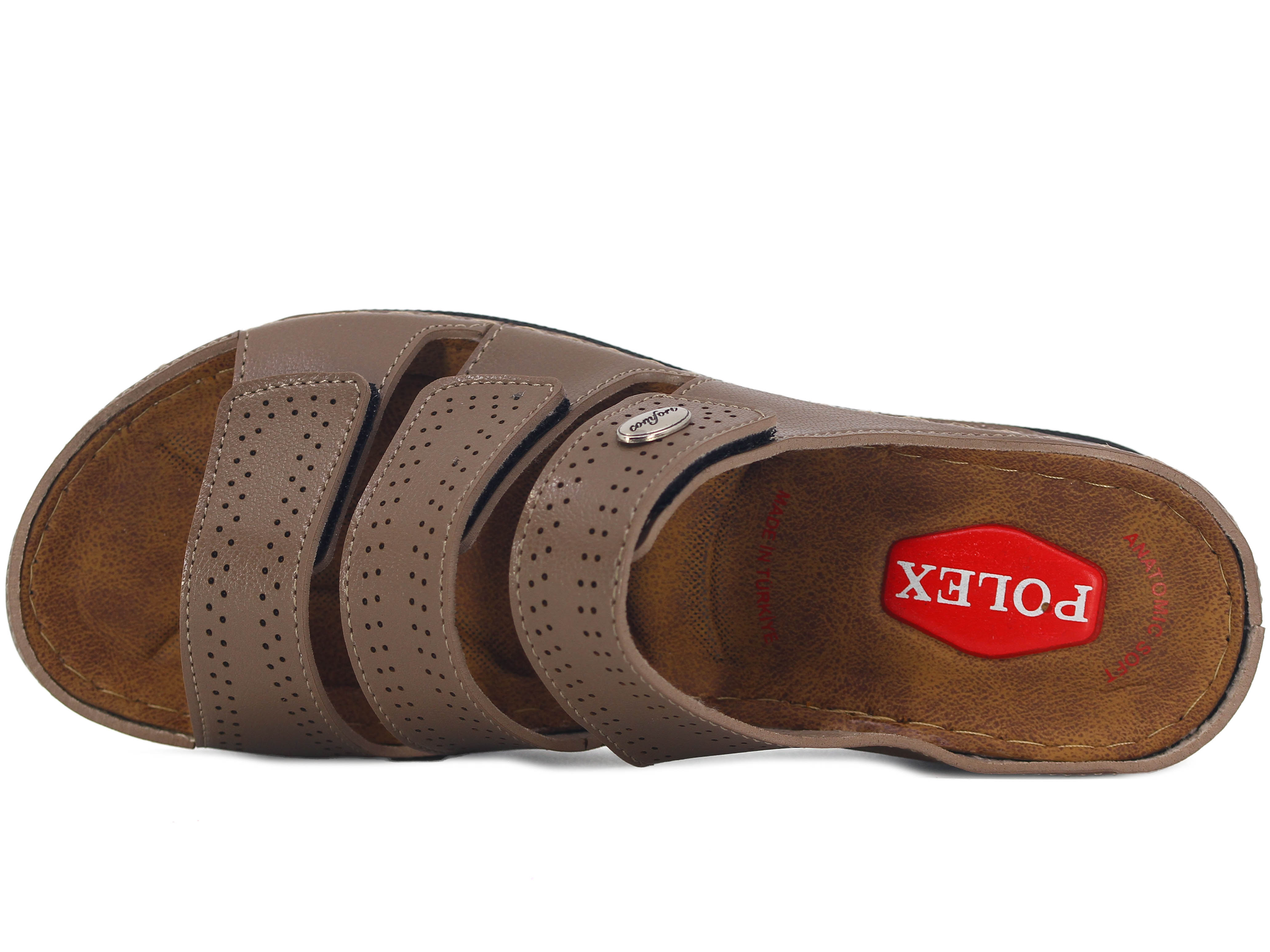 Polex Zenne Z10-0349 Üç Cırtlı Monta Günlük Terlik - 2