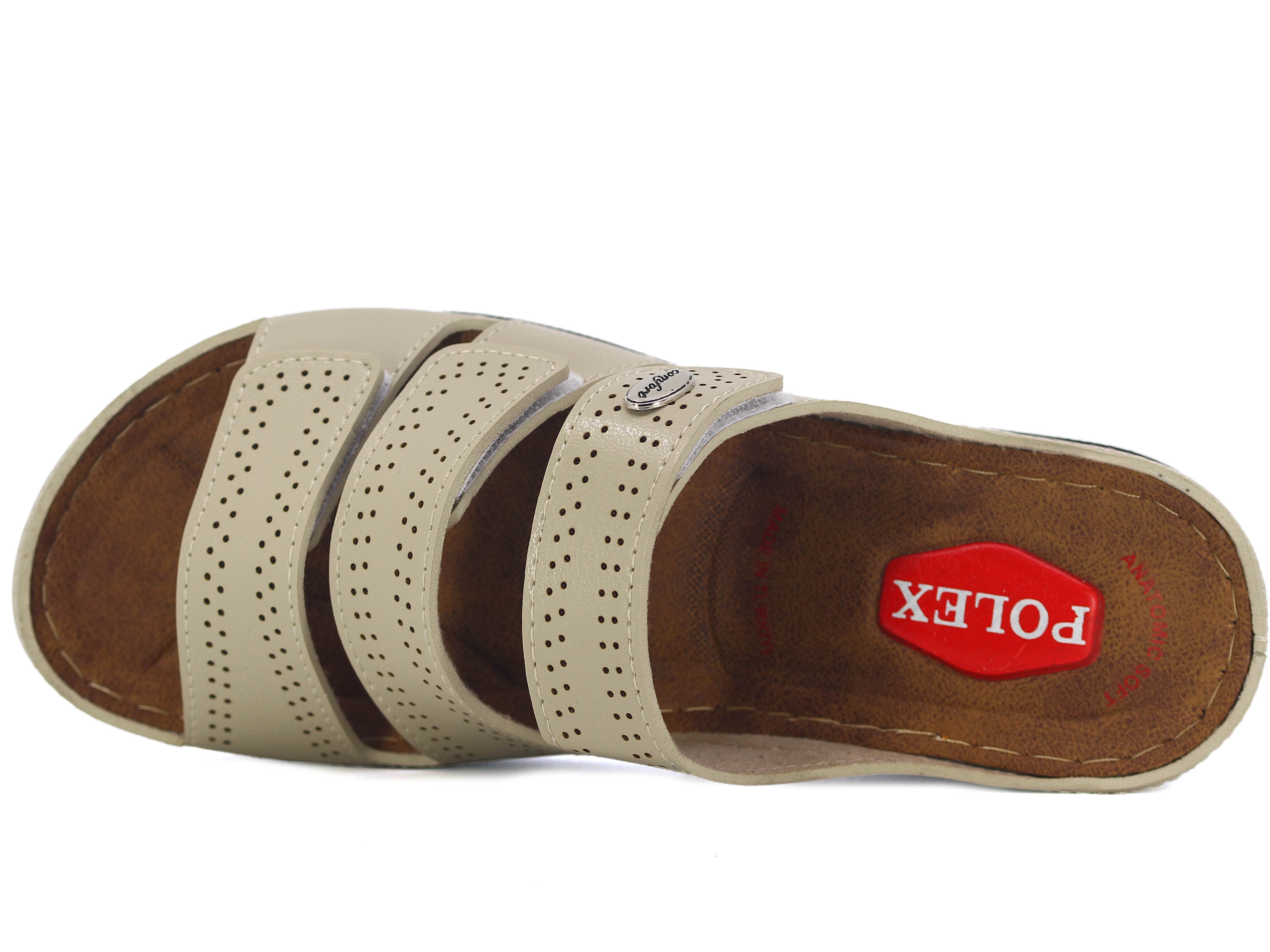 Polex Zenne Z10-0349 Üç Cırtlı Monta Günlük Terlik - 2