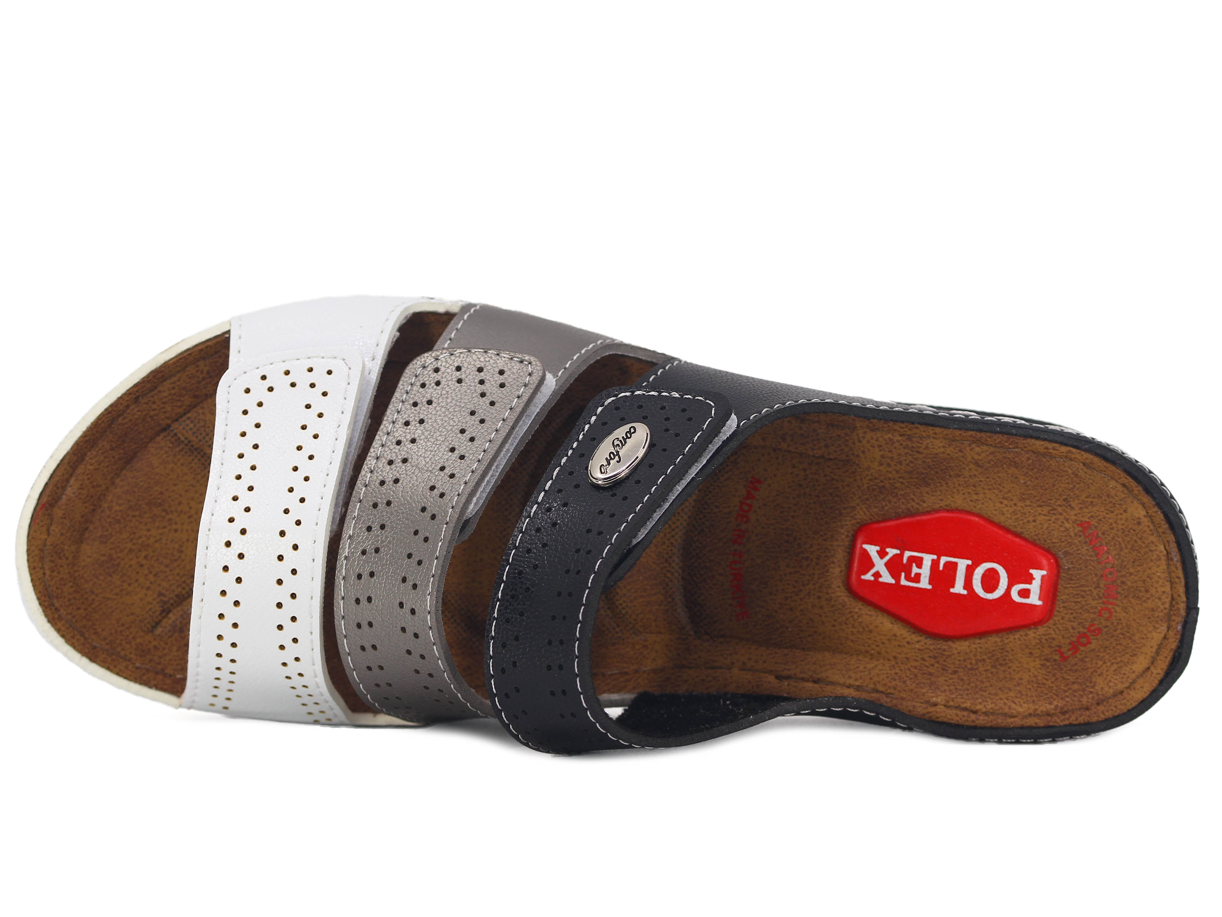 Polex Zenne Z10-0349 Üç Cırtlı Monta Günlük Terlik - 2