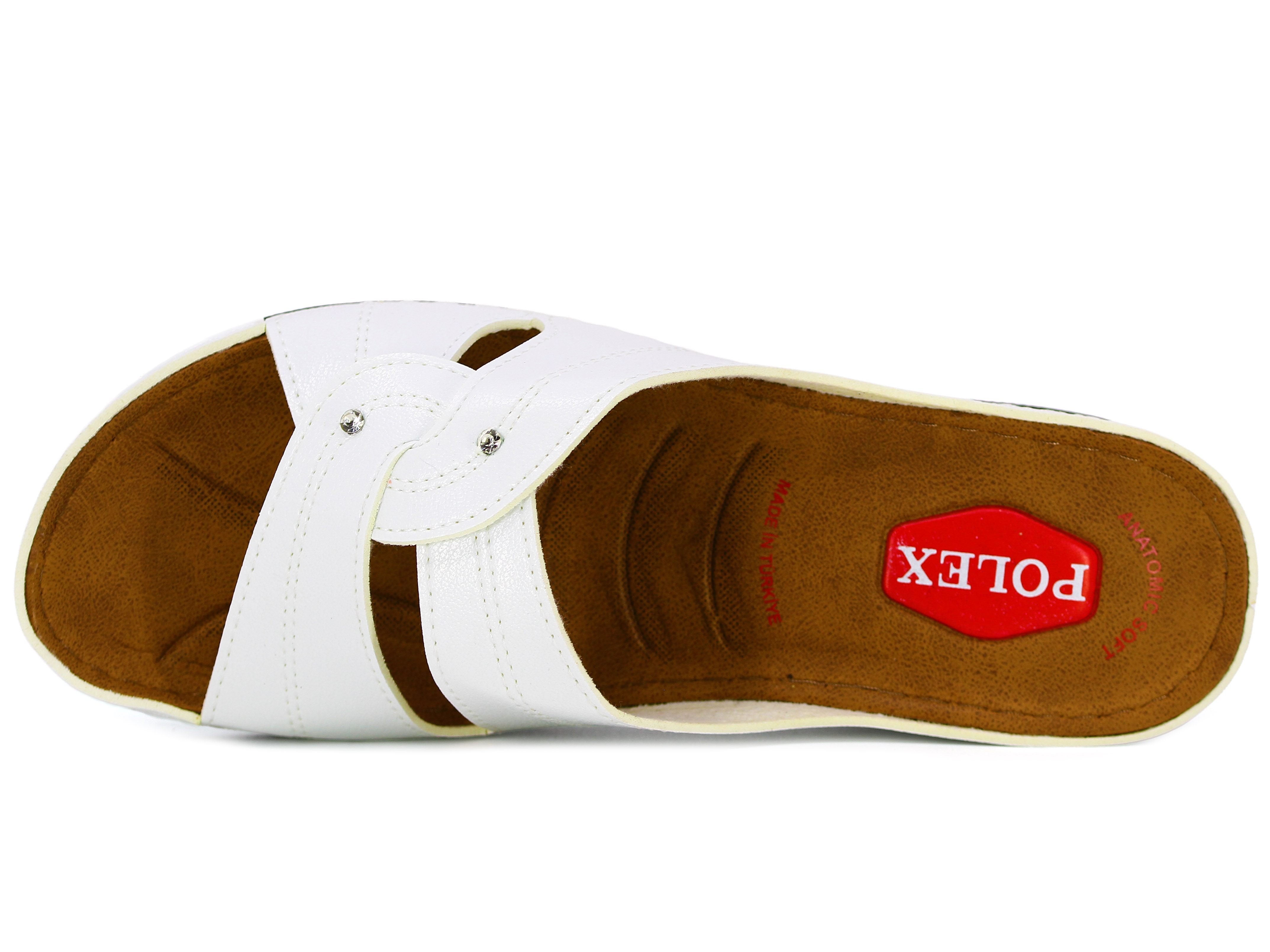 Polex Zenne Z10-0146 Geçmeli Damla Taşlı Monta Günlük Terlik - 2