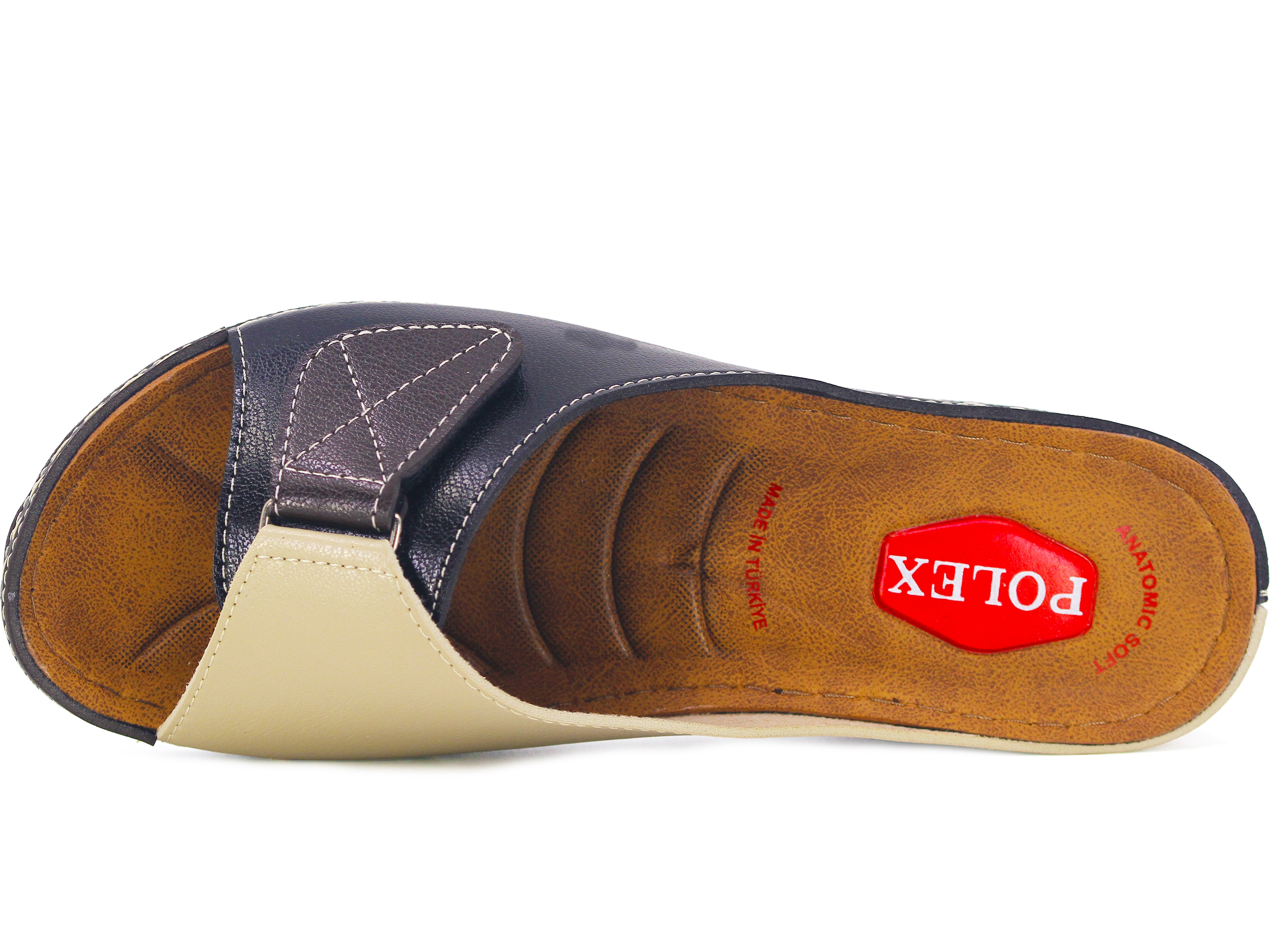 Polex Zenne Z10-0125/1 Cırtlı  Monta Günlük Terlik - 2
