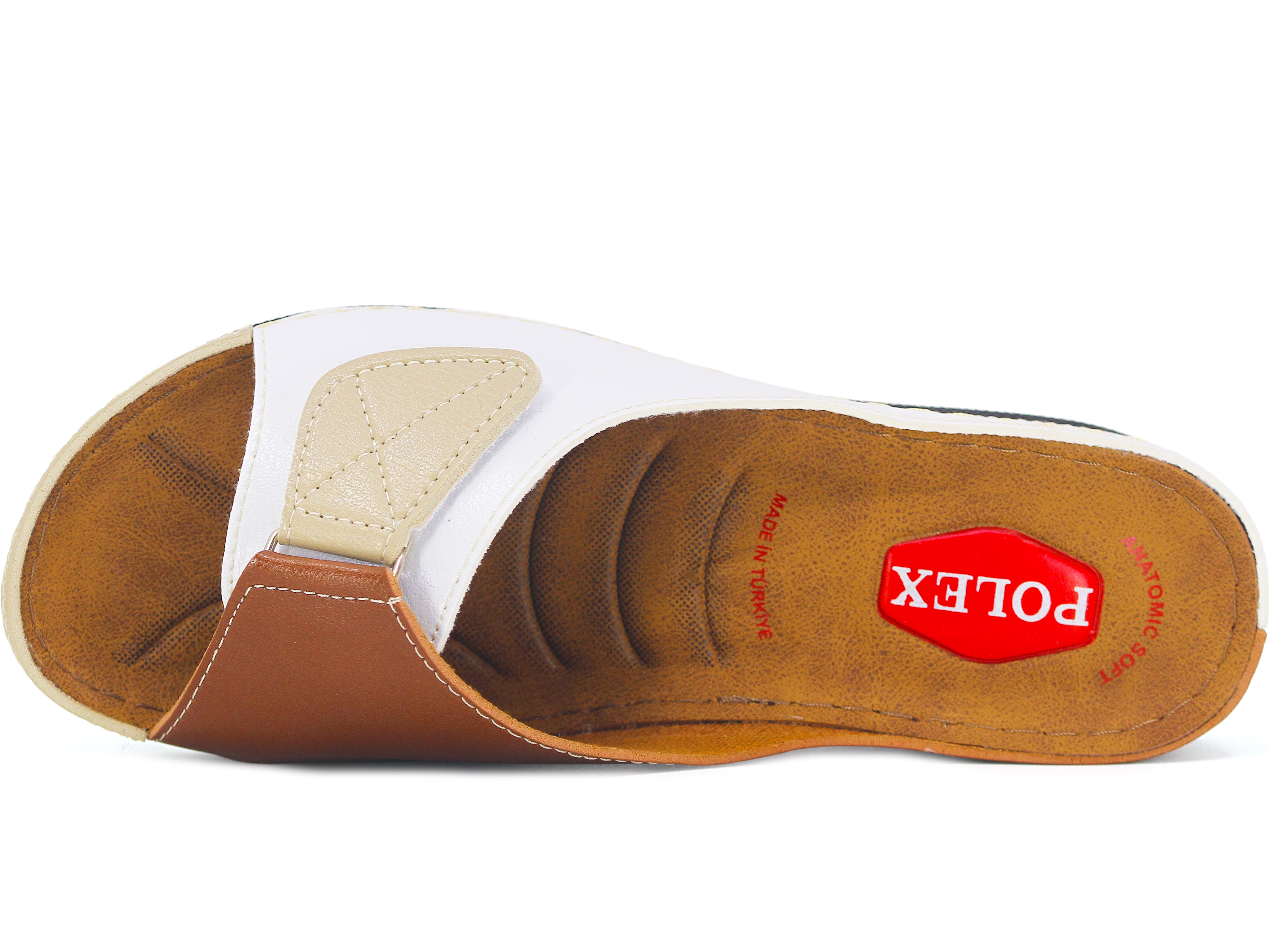 Polex Zenne Z10-0125/1 Cırtlı  Monta Günlük Terlik - 2