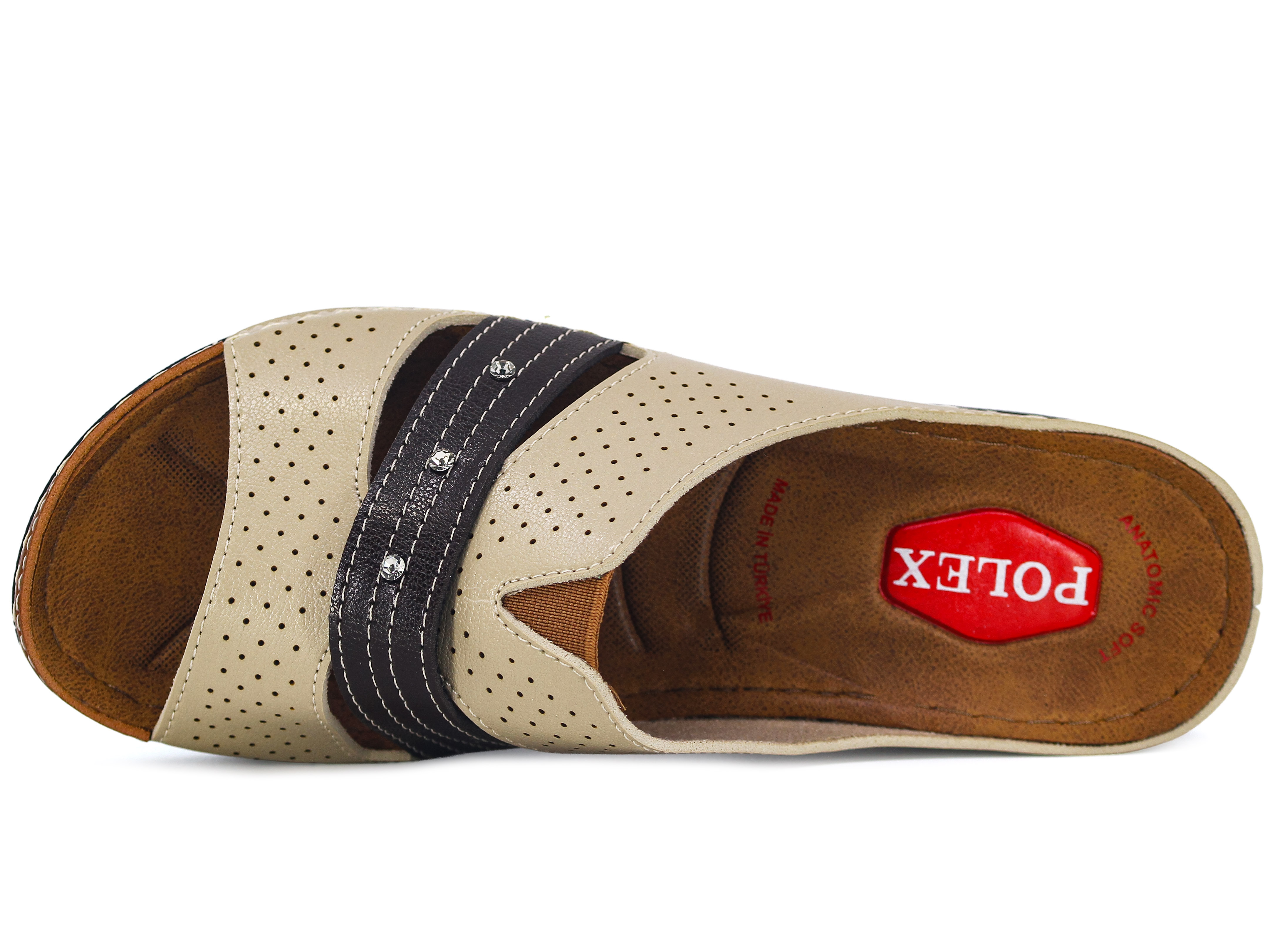 Polex Zenne Z10-0338 Lastikli Rivetli Monta Günlük Terlik - 2