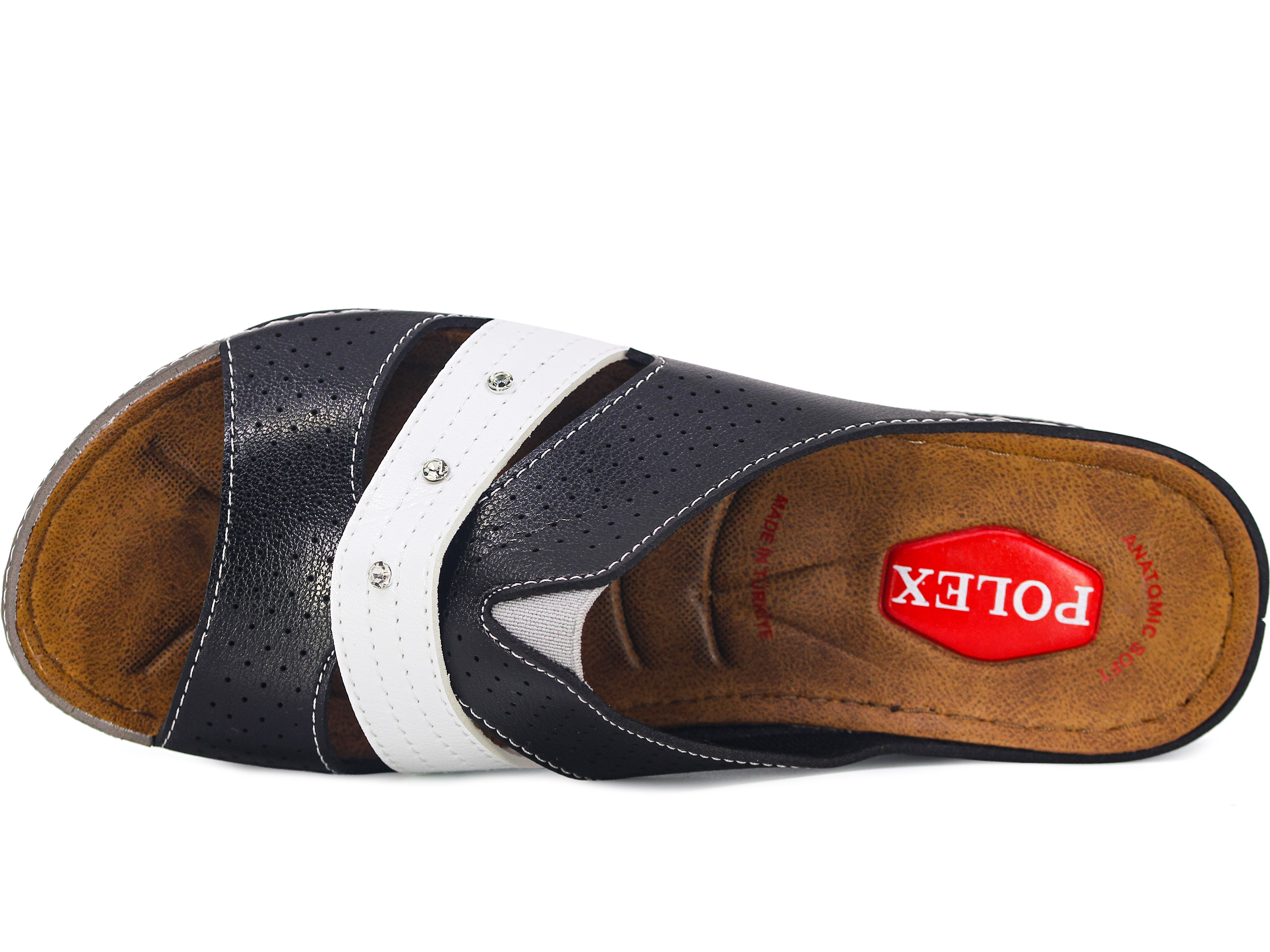 Polex Zenne Z10-0338 Lastikli Rivetli Monta Günlük Terlik - 2