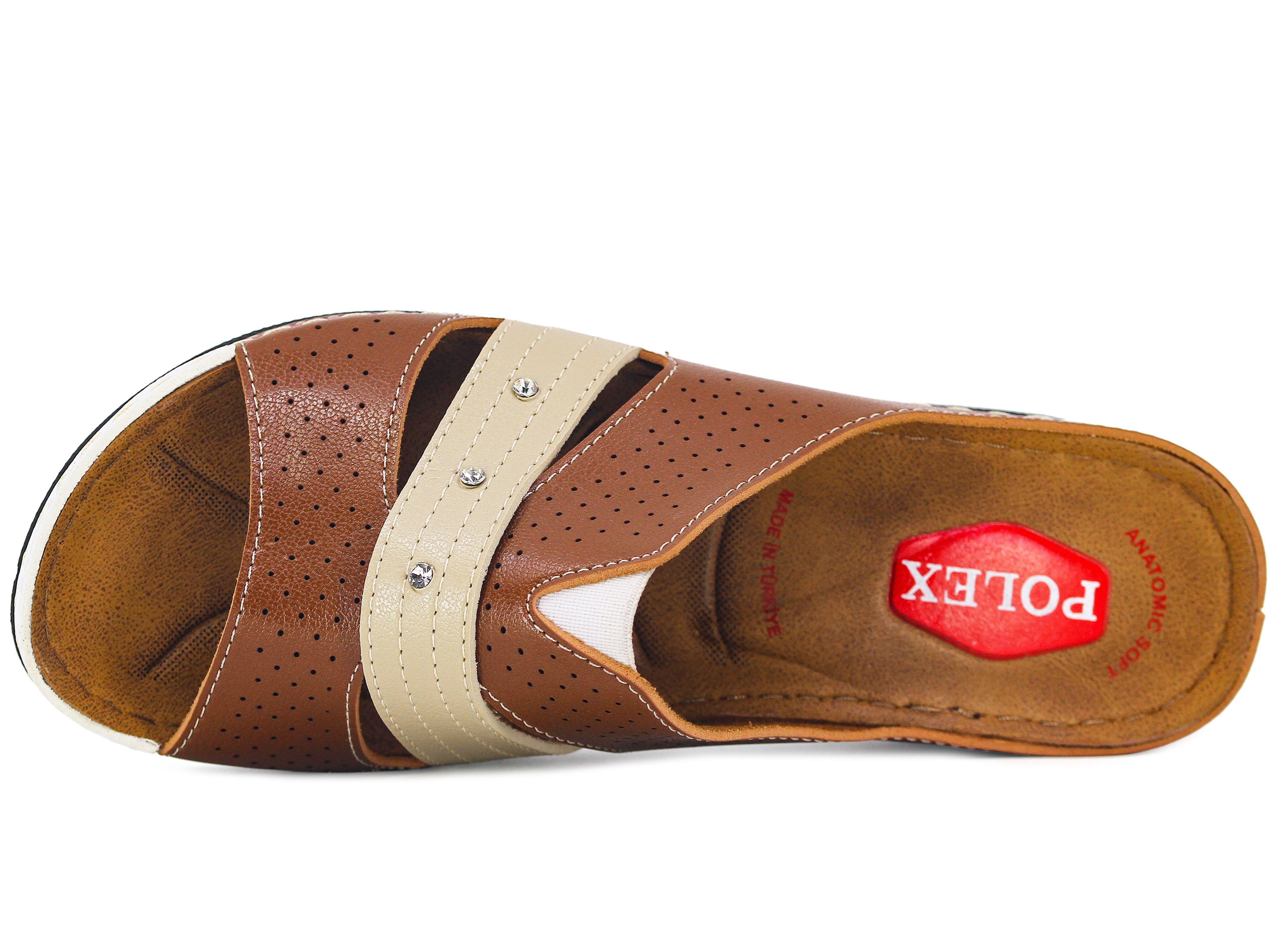 Polex Zenne Z10-0338 Lastikli Rivetli Monta Günlük Terlik - 2