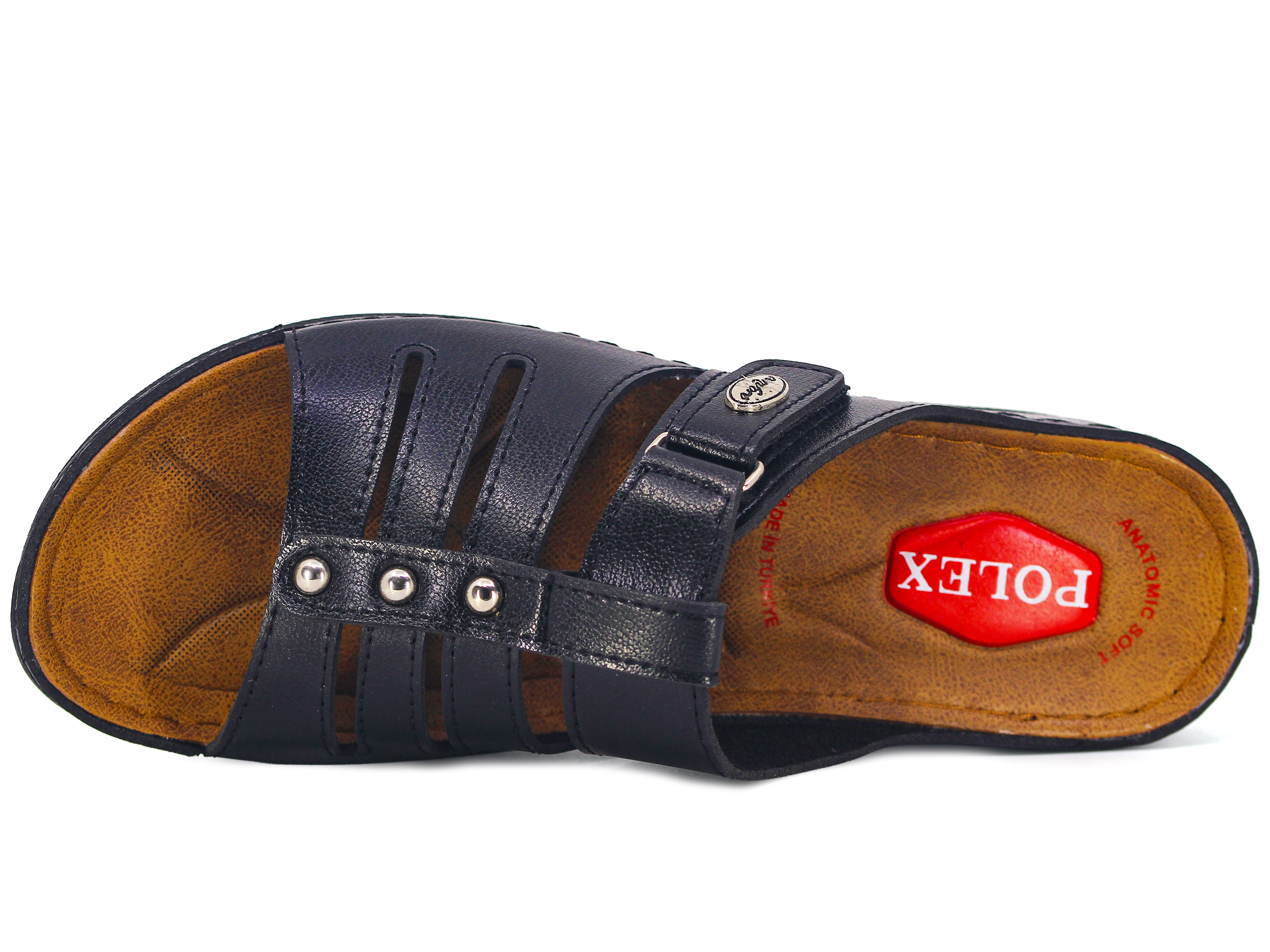 Polex Zenne Z10-0253 Üç Rivetli Cırtlı Monta Günlük Terlik - 2