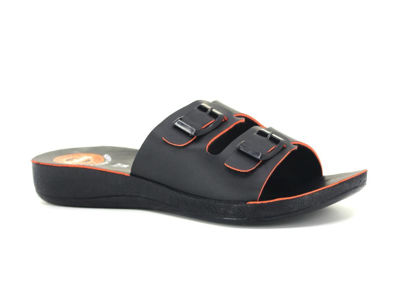 Polex Zenne 5152-A Çift Toka Ara Kat Günlük Terlik