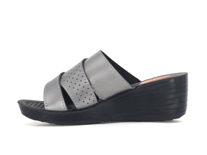 Polex Zenne 5701 Tek Toka Rivetli Yüksek Pedli Günlük Terlik - 3