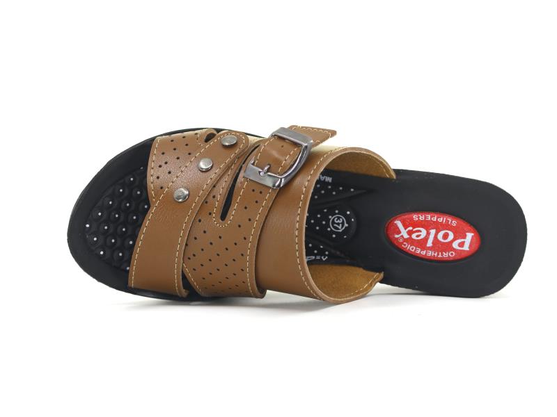 Polex Zenne 5701 Tek Toka Rivetli Yüksek Pedli Günlük Terlik - 2