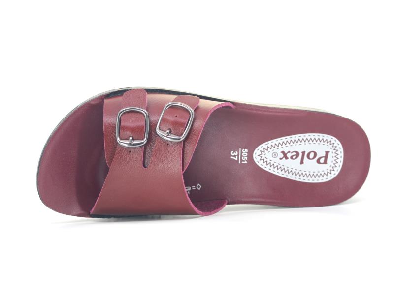 Polex Zenne 5054-C Yeni Çift Toka Yanı Kapalı Poşetli Günlük Terlik - 3