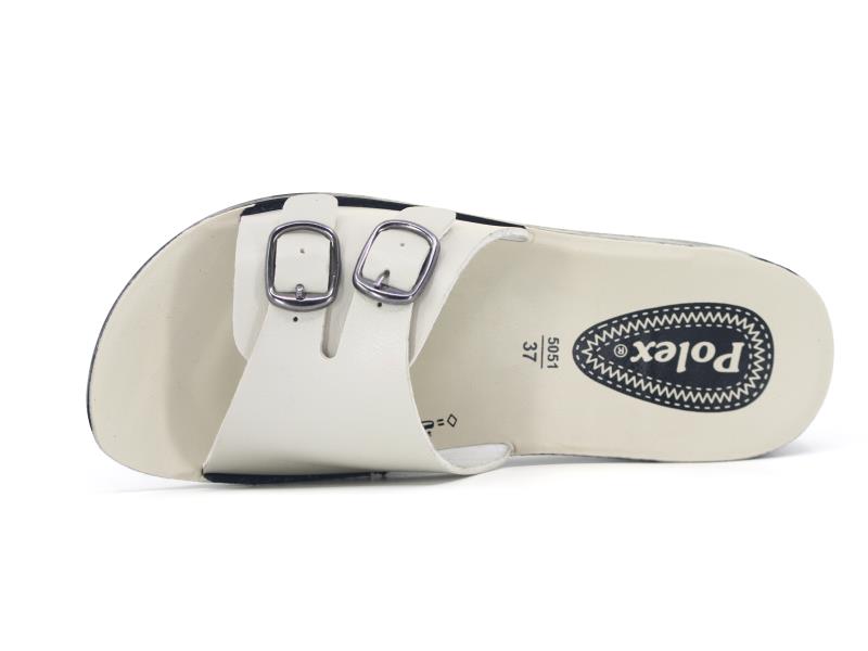 Polex Zenne 5054-C Yeni Çift Toka Yanı Kapalı Poşetli Günlük Terlik - 3
