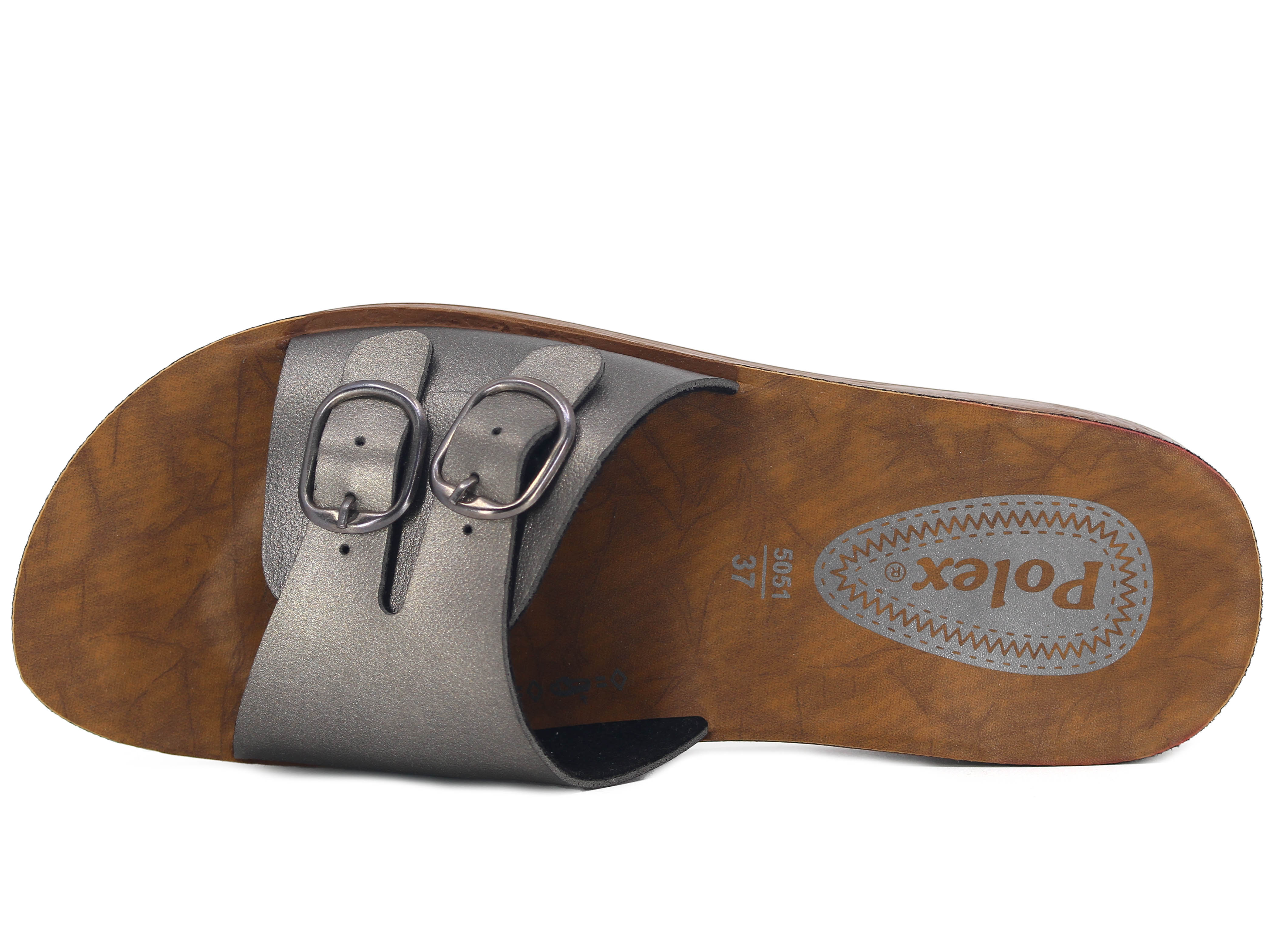 Polex Zenne 5054-C Yeni Çift Toka Yanı Kapalı Poşetli Günlük Terlik - 2