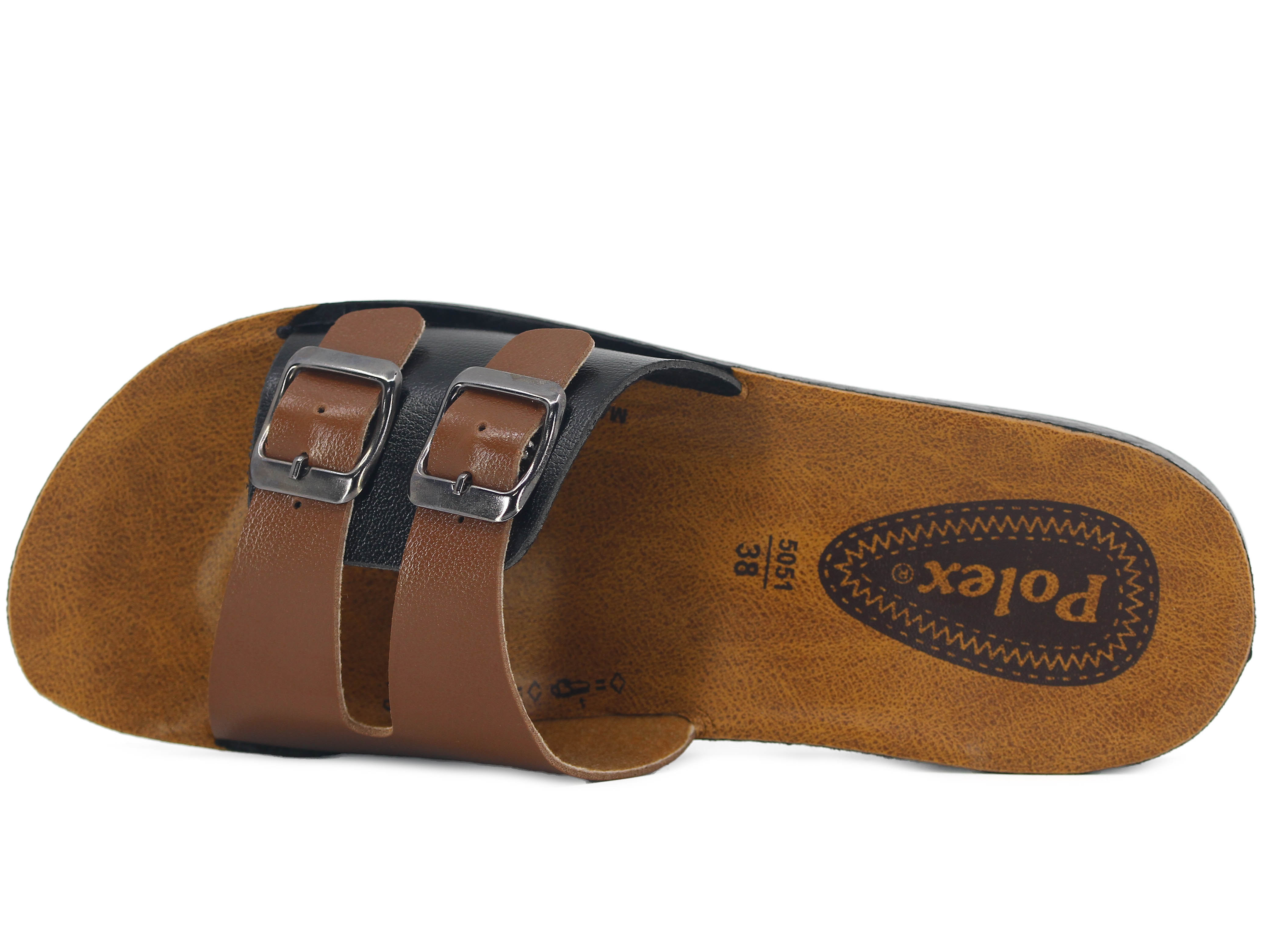 Polex Zenne 5055-C Yeni Çift Toka Poşetli Günlük Terlik - 2