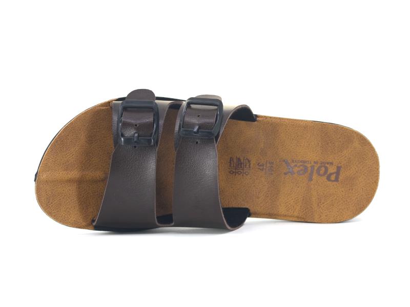 Polex Zenne 5103-C Çift Toka Yüksek Günlük Terlik - 2