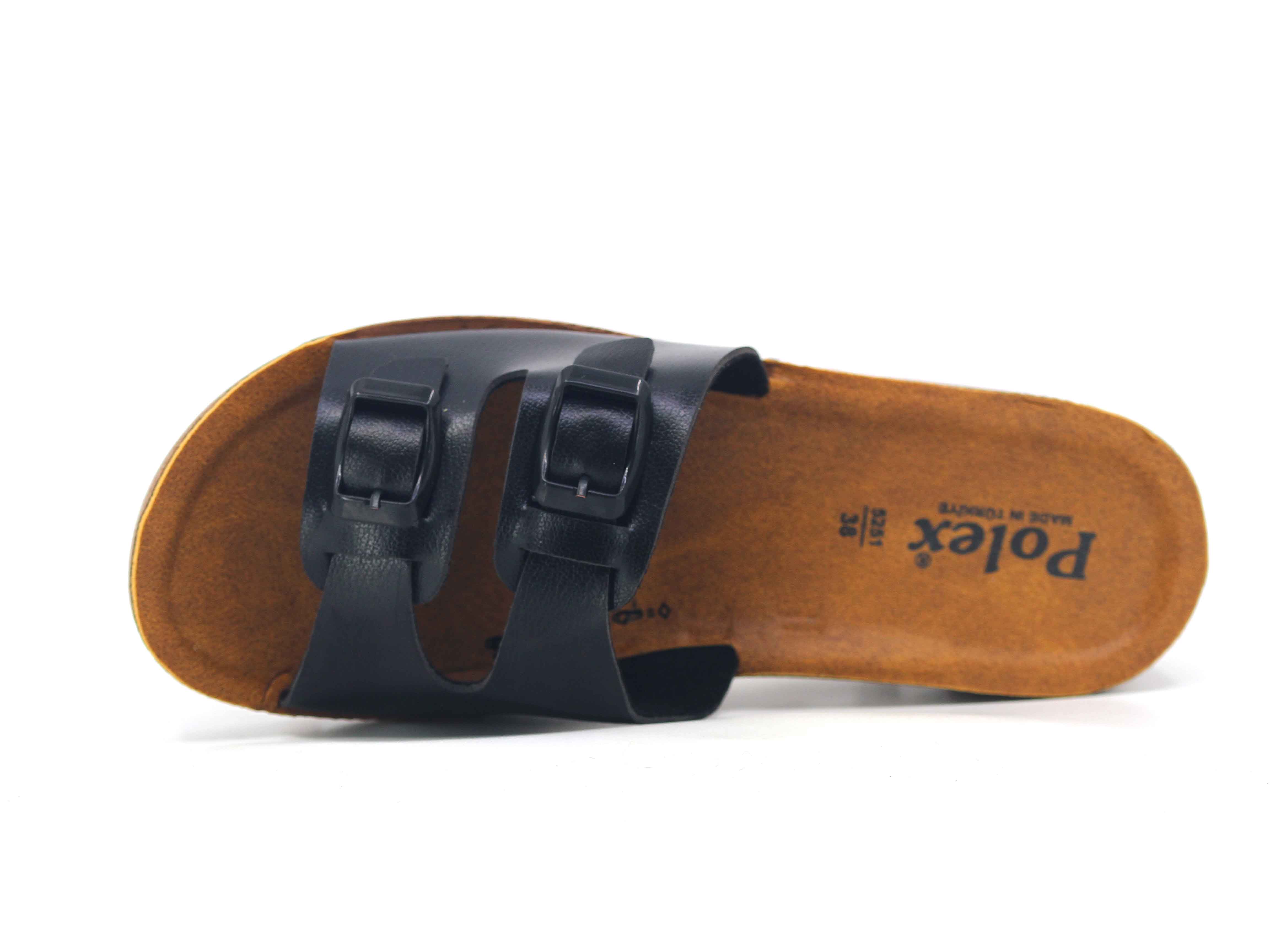 Polex Zenne 5252-C Çift Toka Traktör Taban Günlük Terlik - 2