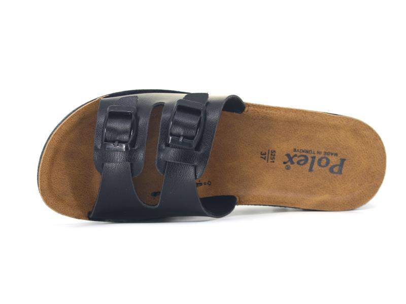 Polex Zenne 5252-C Çift Toka Traktör Taban Günlük Terlik - 3