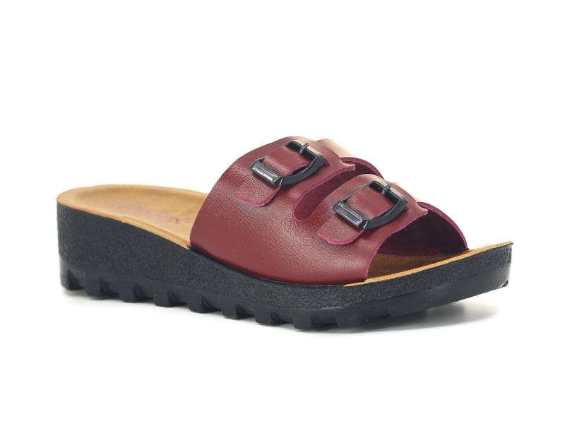 Polex Zenne 5252-C Çift Toka Traktör Taban Günlük Terlik - 1
