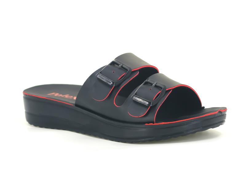 Polex Zenne 5103-A Çift Toka Yüksek Ara Kat Günlük Terlik - 1