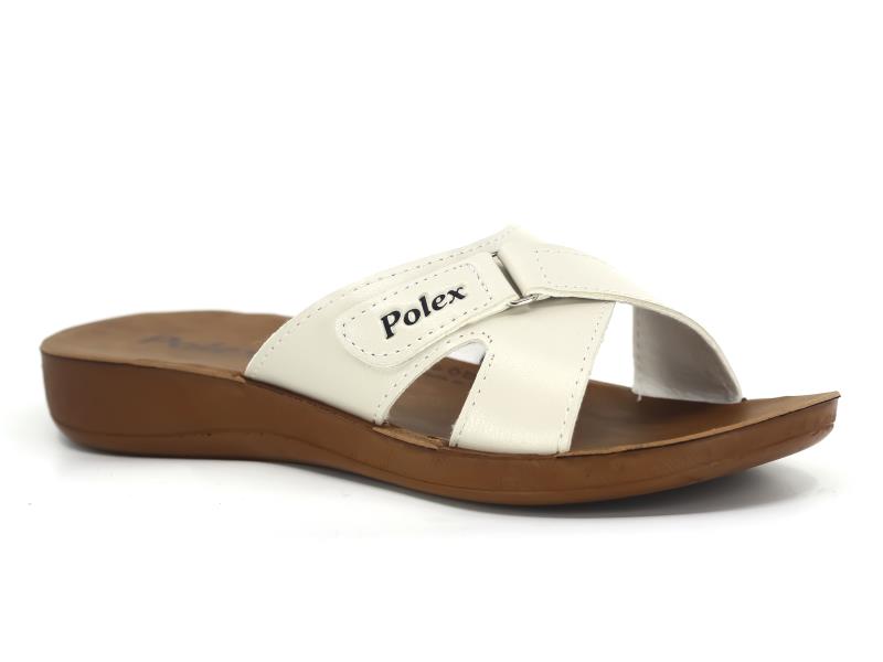 Polex Zenne 5153-C Battal Çapraz Çırtlı Günlük Terlik - 1