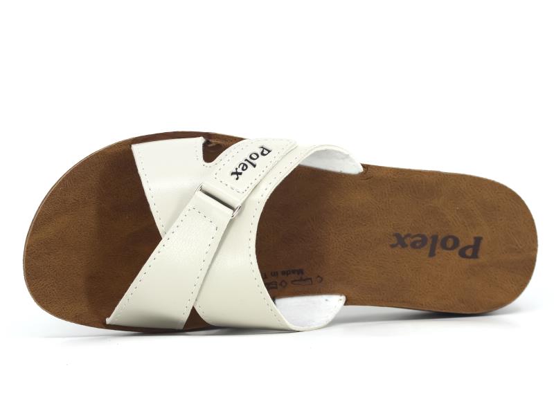 Polex Zenne 5153-C Battal Çapraz Çırtlı Günlük Terlik - 2