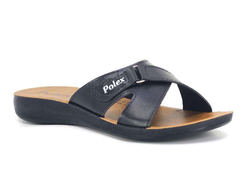 Polex Zenne 5153-C Battal Çapraz Çırtlı Günlük Terlik