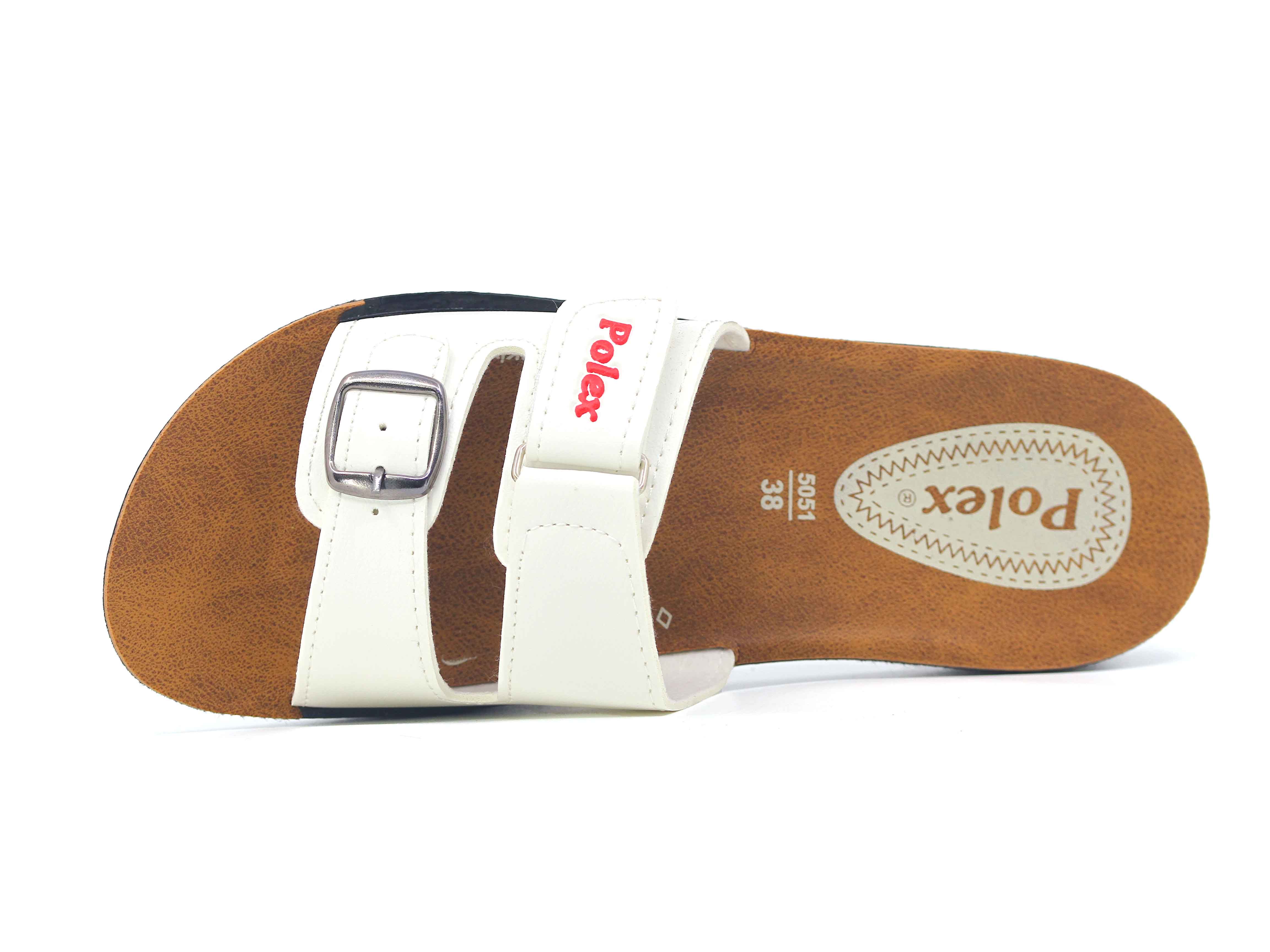 Polex Zenne 5075-C Tek Toka Cırtlı  Günlük Terlik - 2