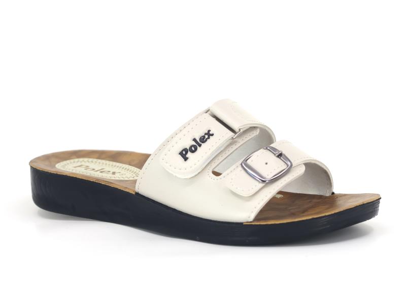Polex Zenne 5075-C Tek Toka Cırtlı  Günlük Terlik