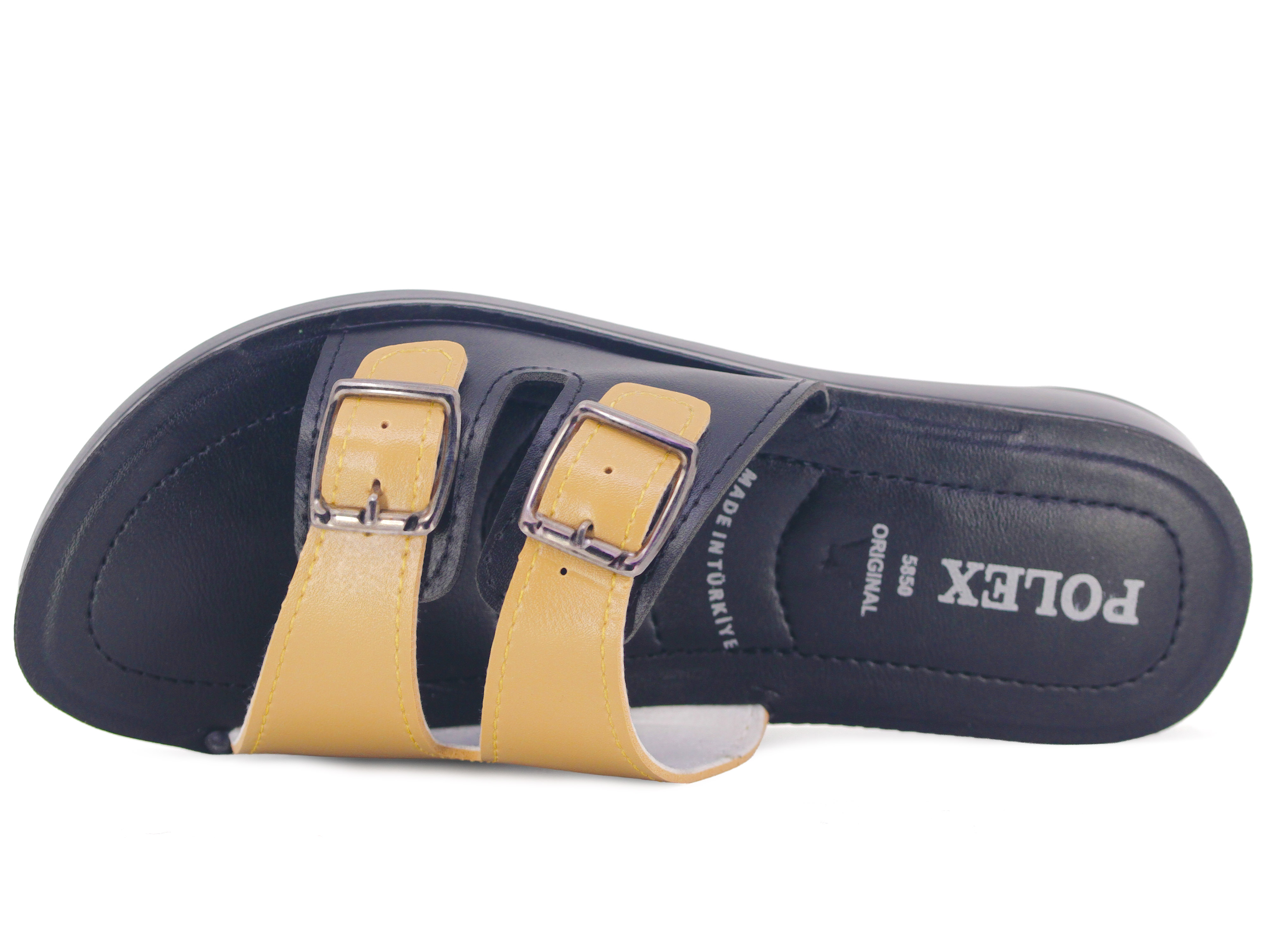 Polex Zenne 5852-C Çift Toka Pedli Günlük Terlik - 2