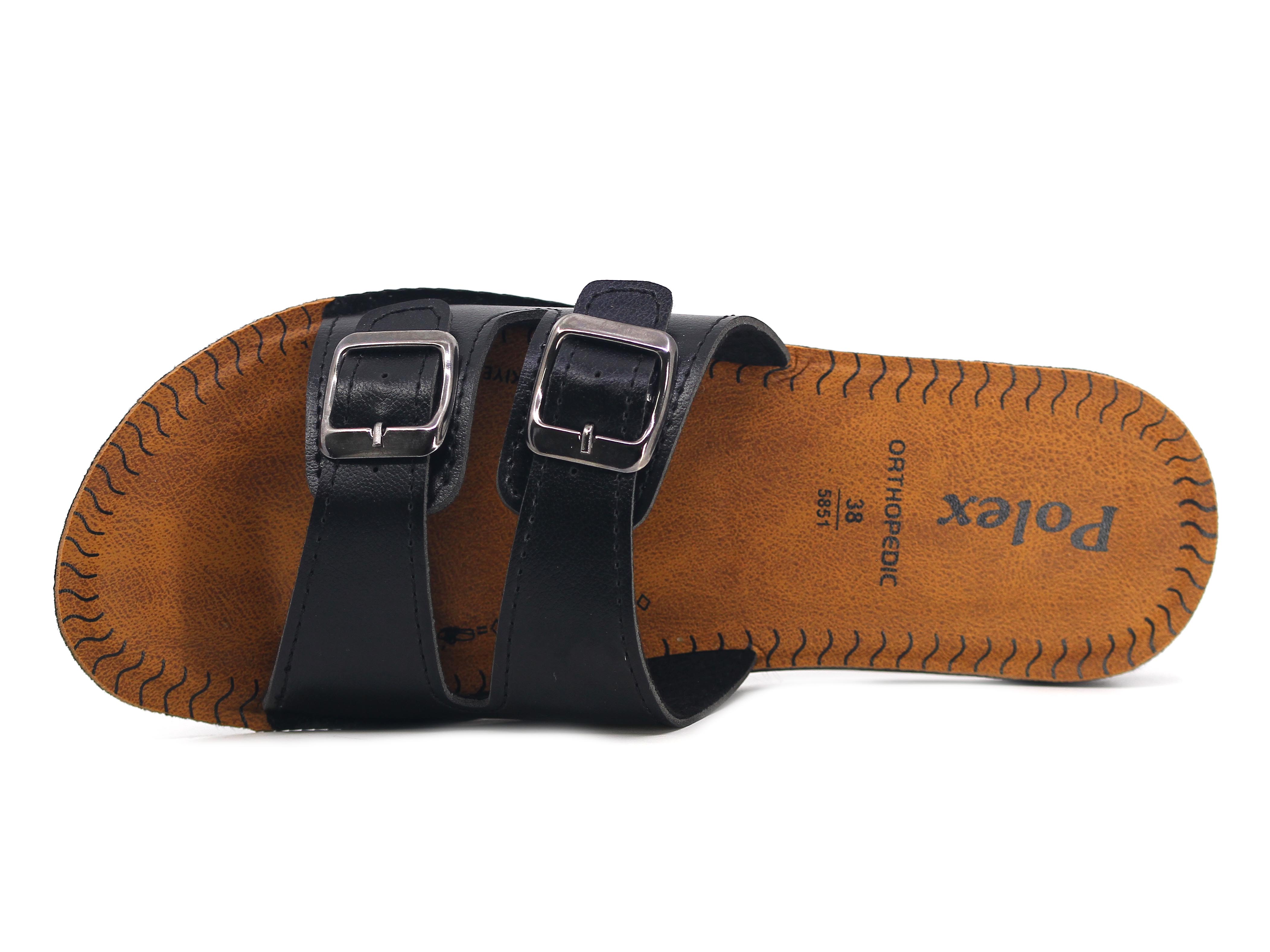 Polex Zenne 5852-C Çift Toka Pedli Günlük Terlik - 2