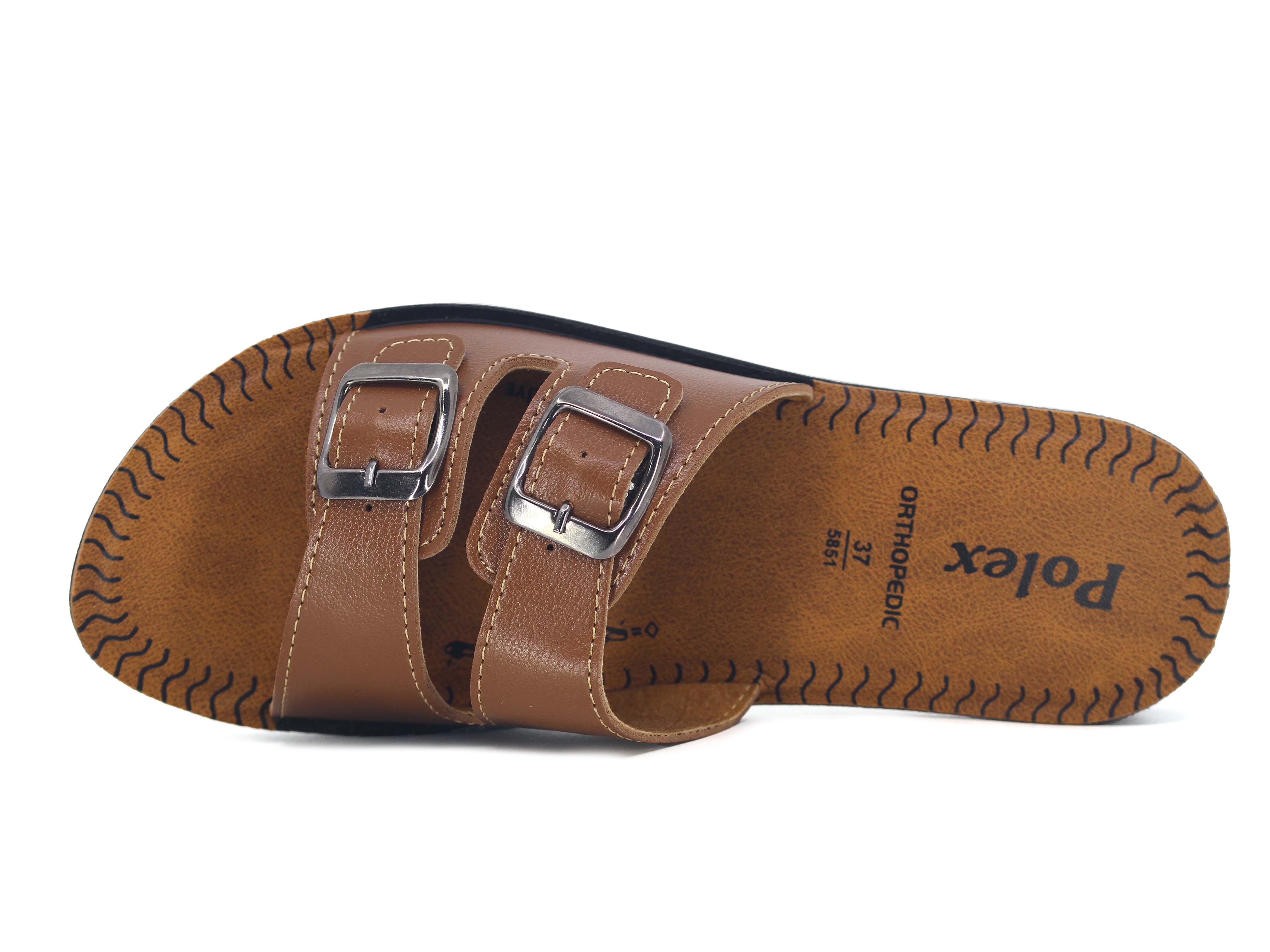 Polex Zenne 5852-C Çift Toka Pedli Günlük Terlik - 2