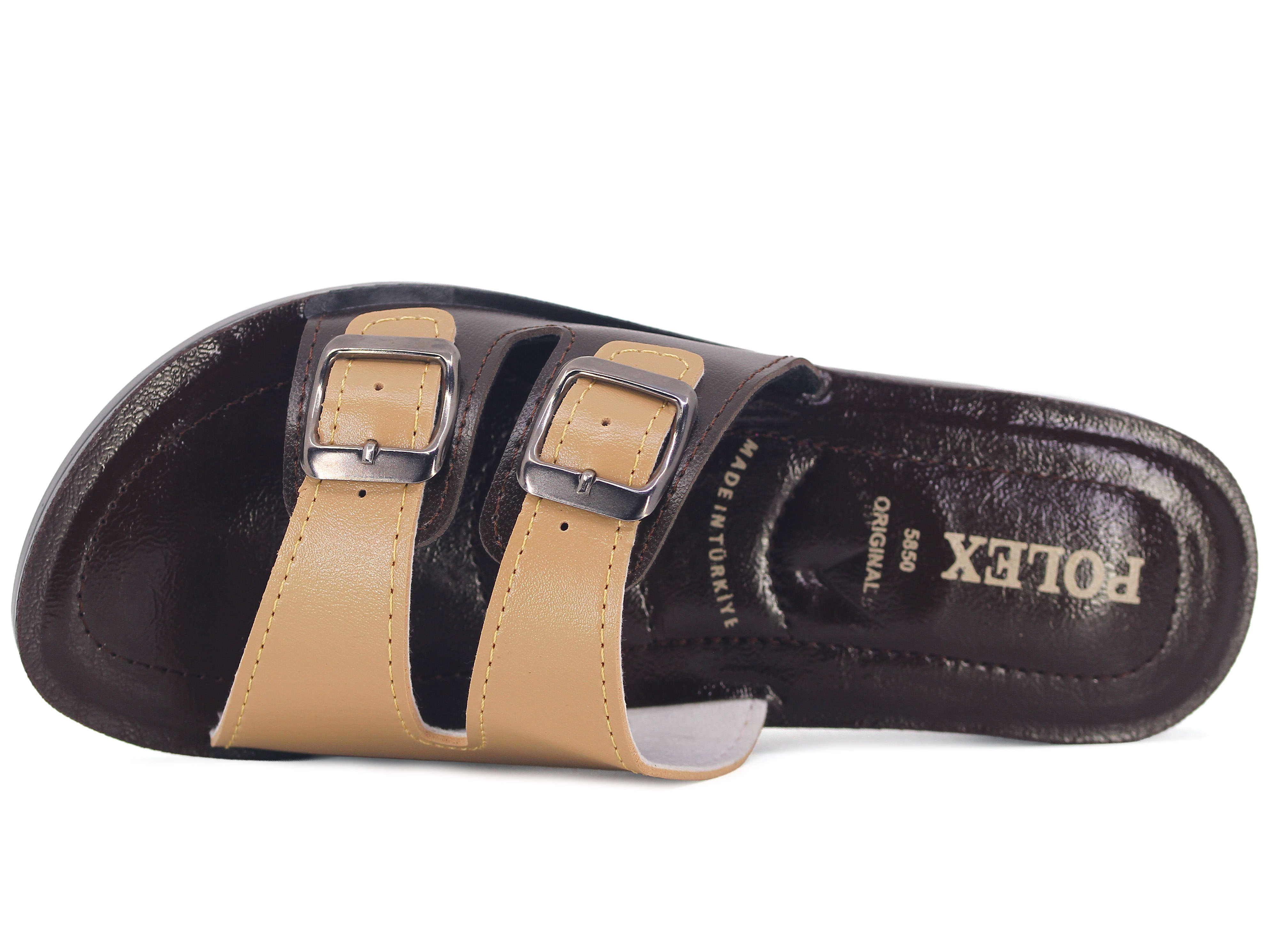 Polex Zenne 5852-C Çift Toka Pedli Günlük Terlik - 2