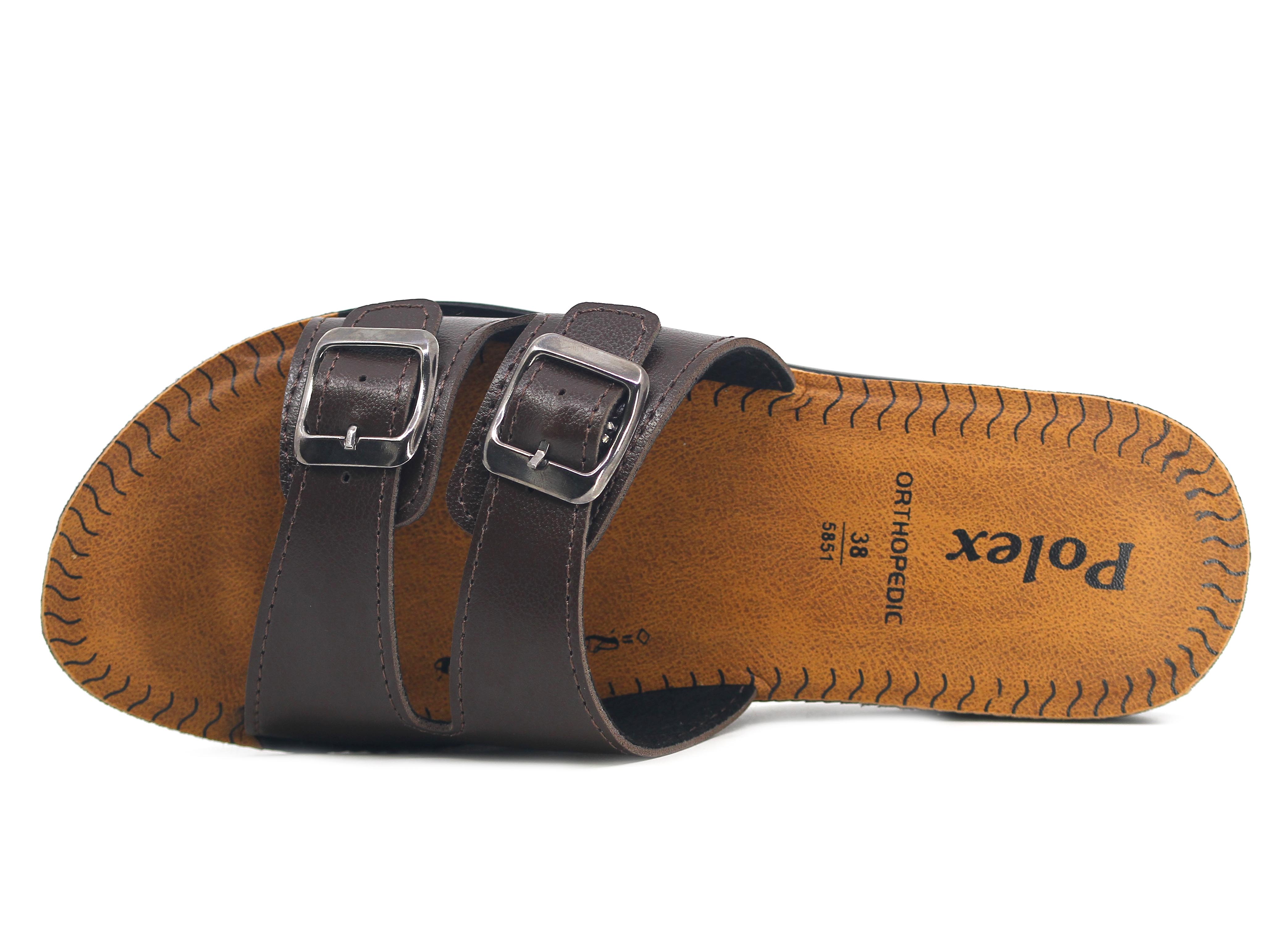 Polex Zenne 5852-C Çift Toka Pedli Günlük Terlik - 2