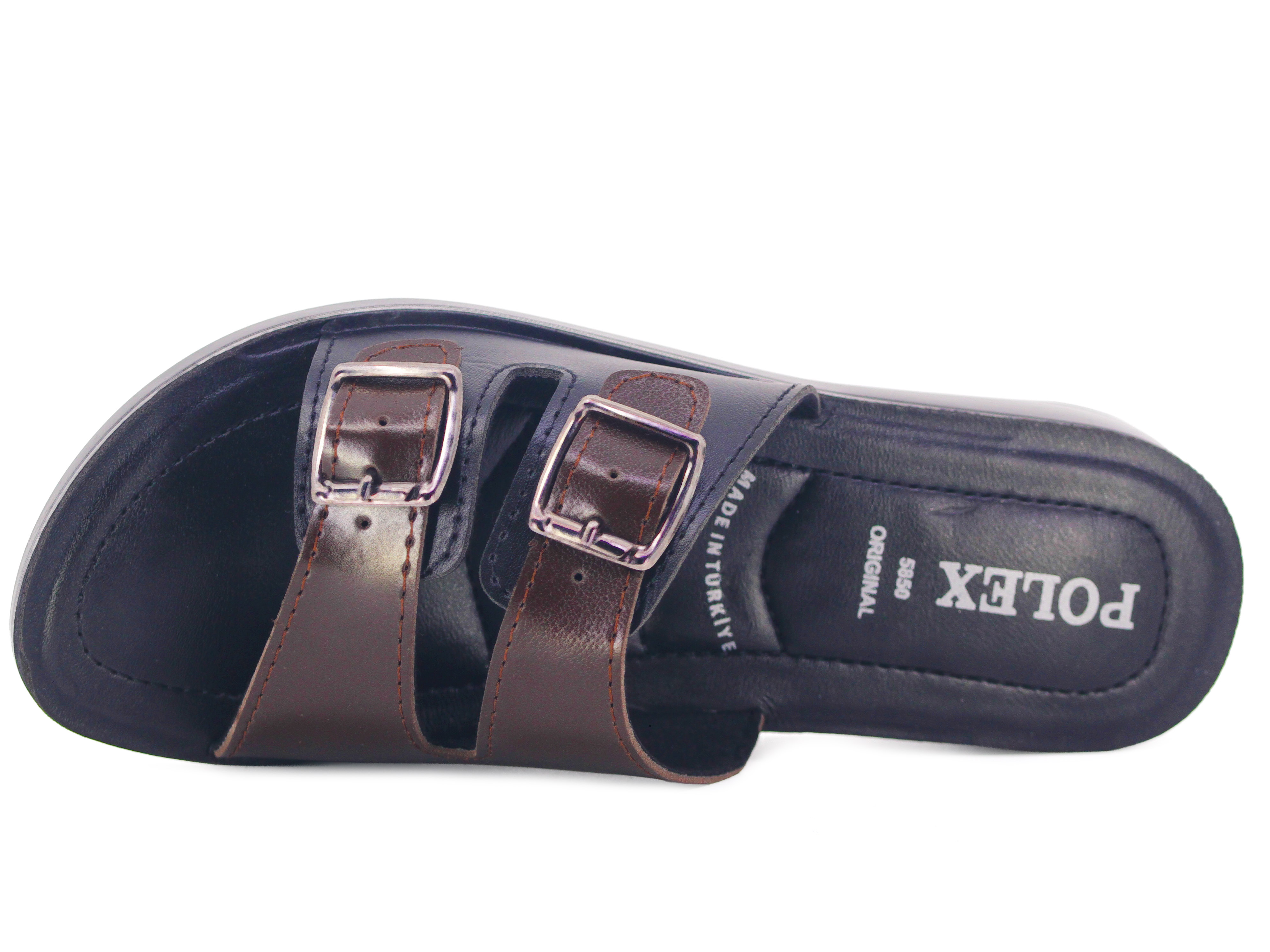 Polex Zenne 5852-C Çift Toka Pedli Günlük Terlik - 2