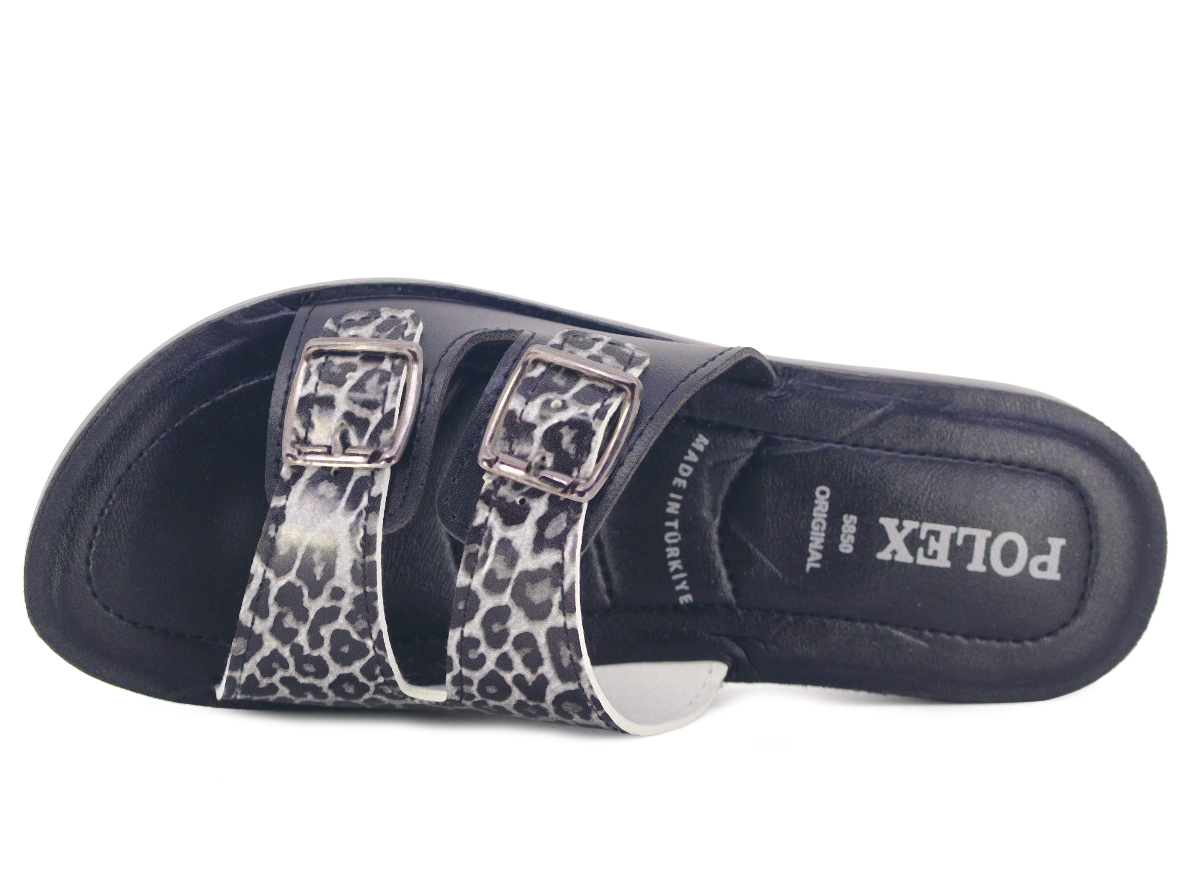 Polex Zenne 5852-C Çift Toka Pedli Günlük Terlik - 2