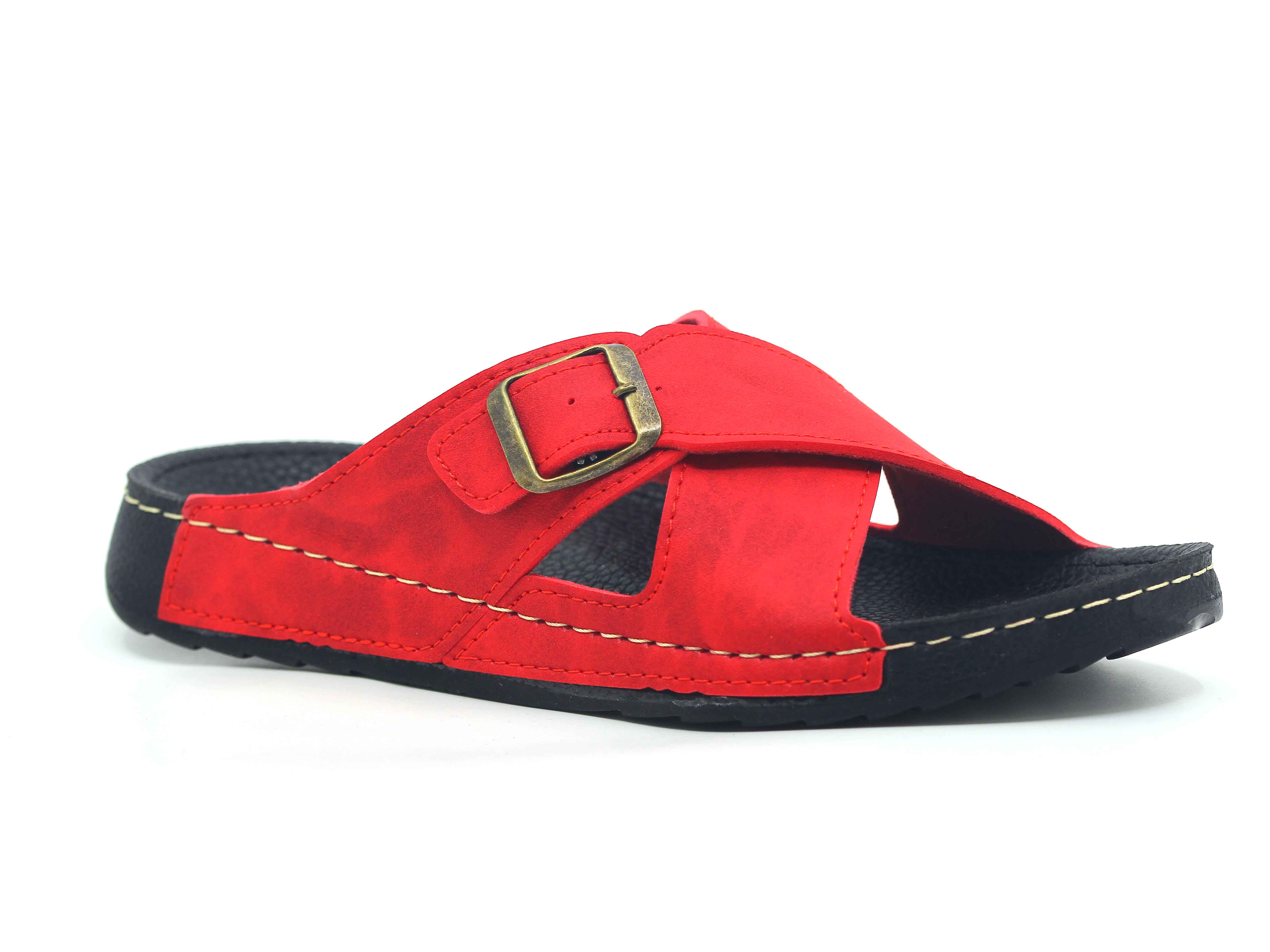 Polex Zenne 15001 Çapraz Yan Tokalı Spor Taban Günlük Terlik - 1