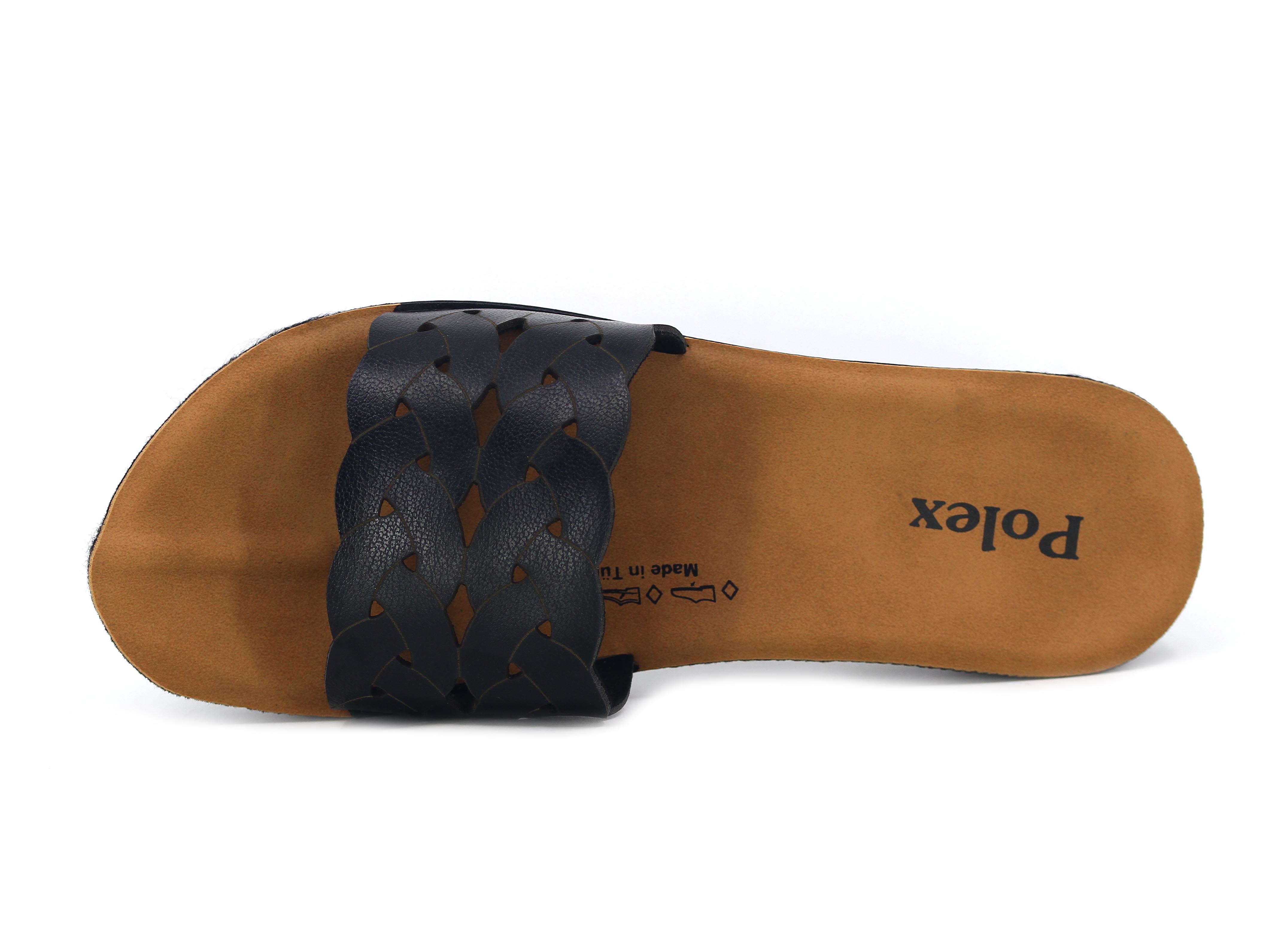 Polex Zenne 5306-C Örgü Desenli Lazerli Ekstra Günlük Terlik - 2