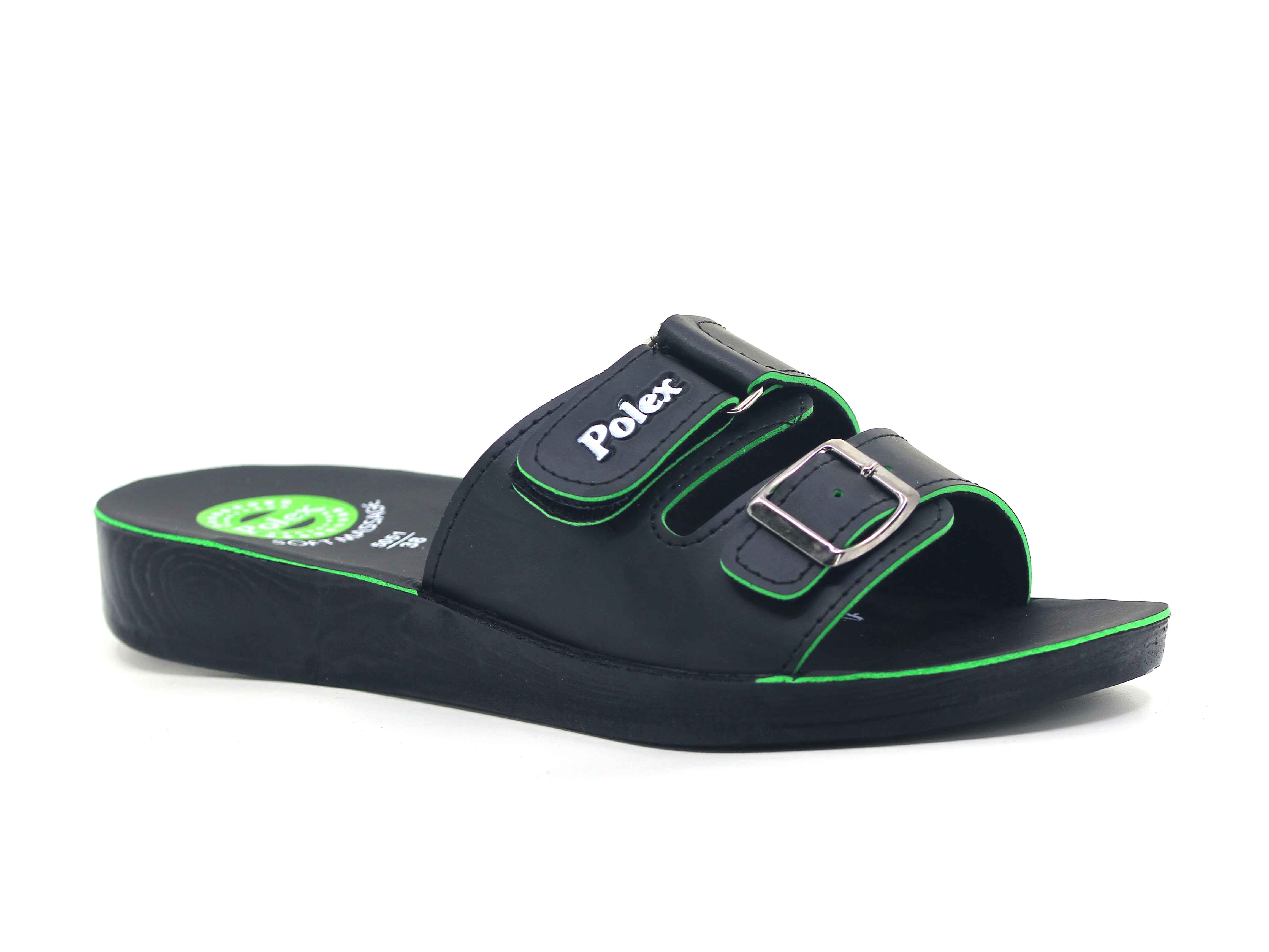 Polex Zenne 5075-A Tek Toka Cırtlı Ara Kat Günlük Terlik - 1