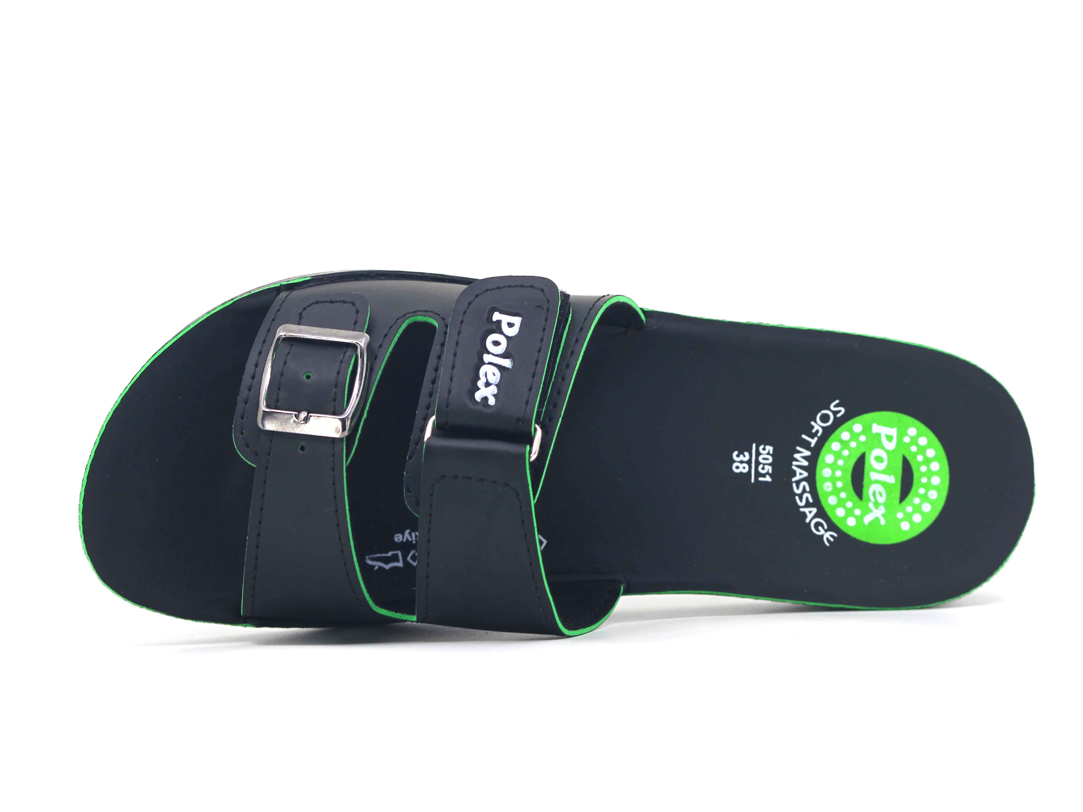 Polex Zenne 5075-A Tek Toka Cırtlı Ara Kat Günlük Terlik - 2