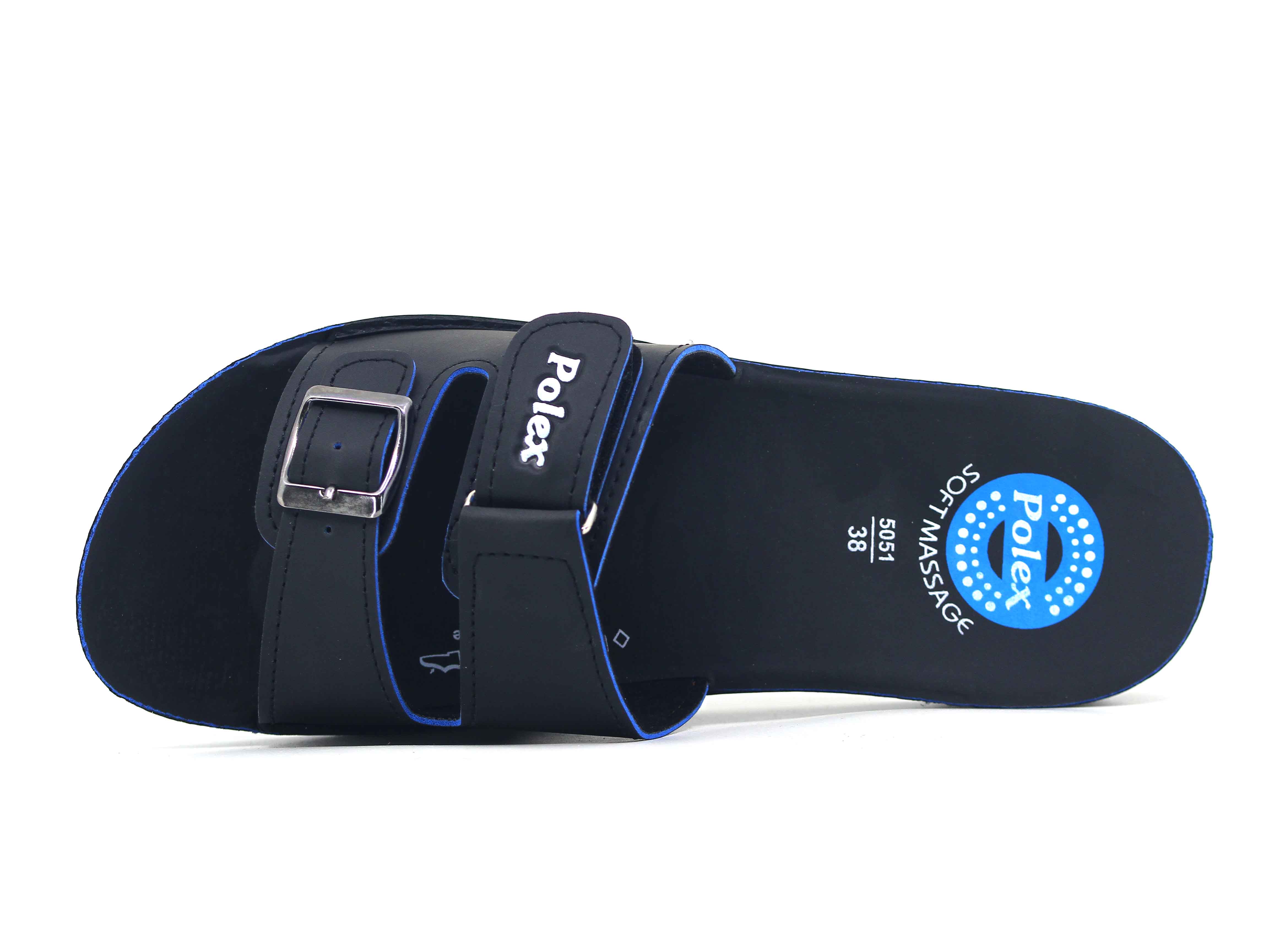 Polex Zenne 5075-A Tek Toka Cırtlı Ara Kat Günlük Terlik - 2