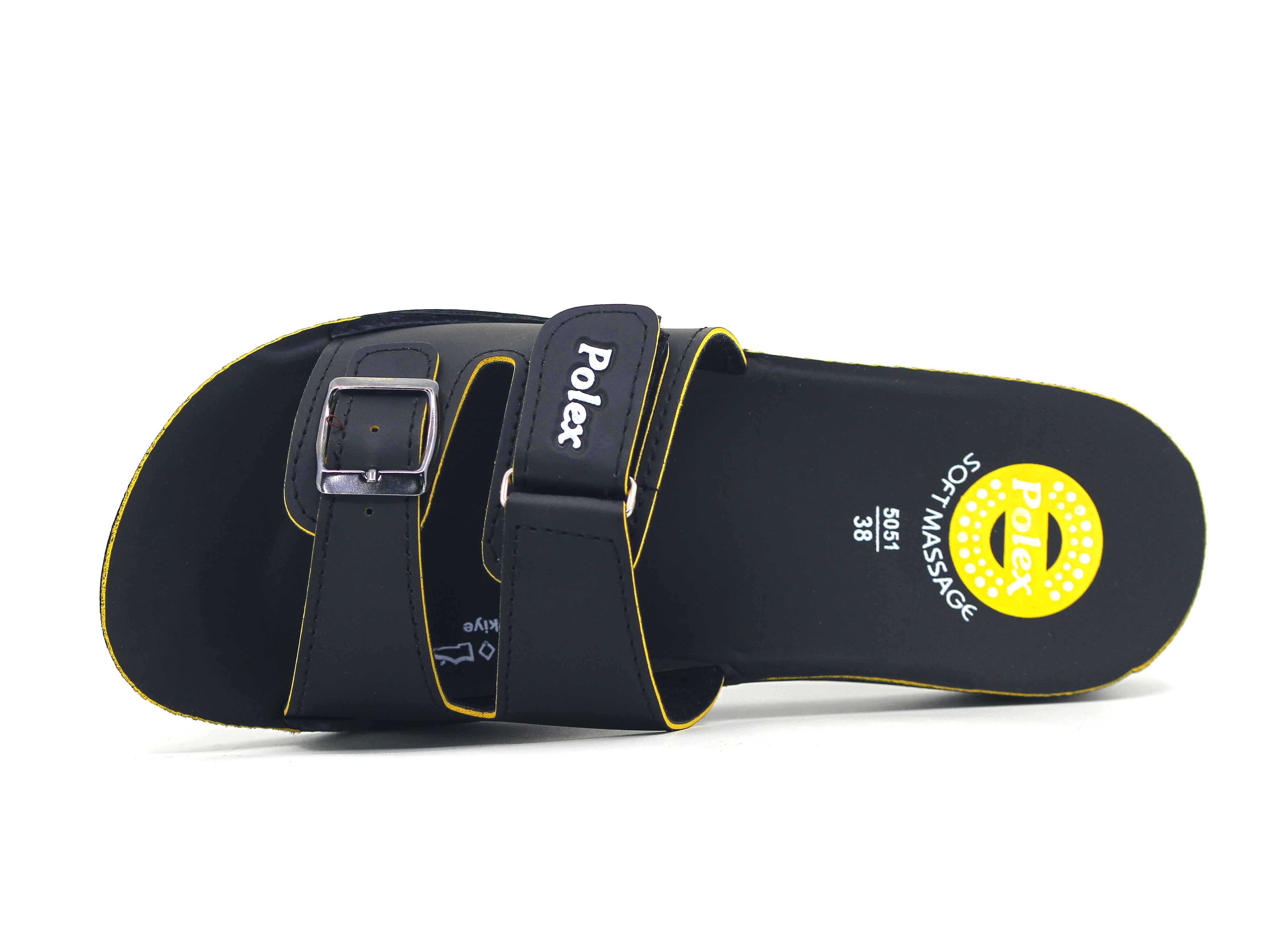 Polex Zenne 5075-A Tek Toka Cırtlı Ara Kat Günlük Terlik - 2