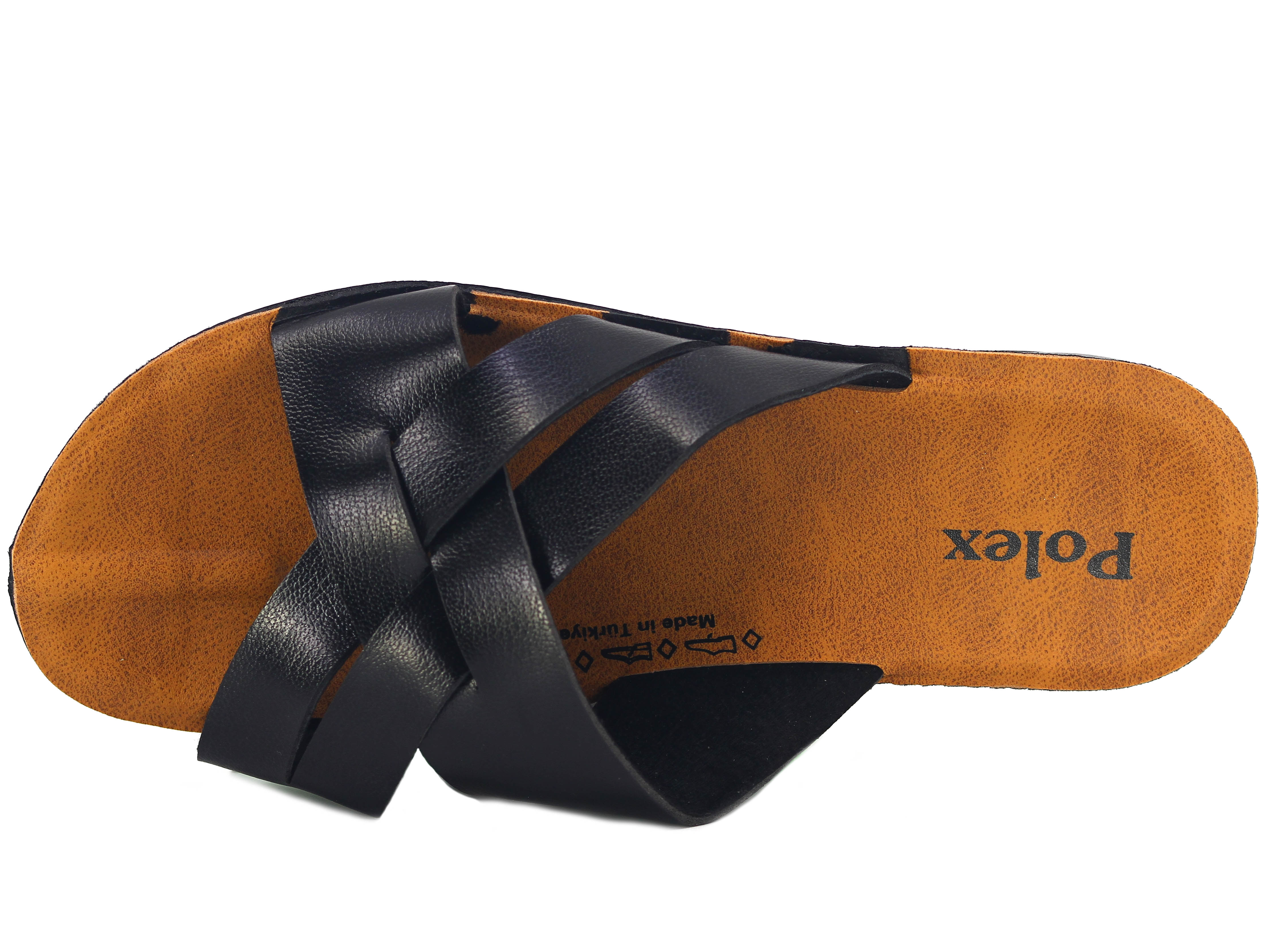Polex Zenne 5305-C Çapraz İçten Geçmeli Günlük Terlik - 2