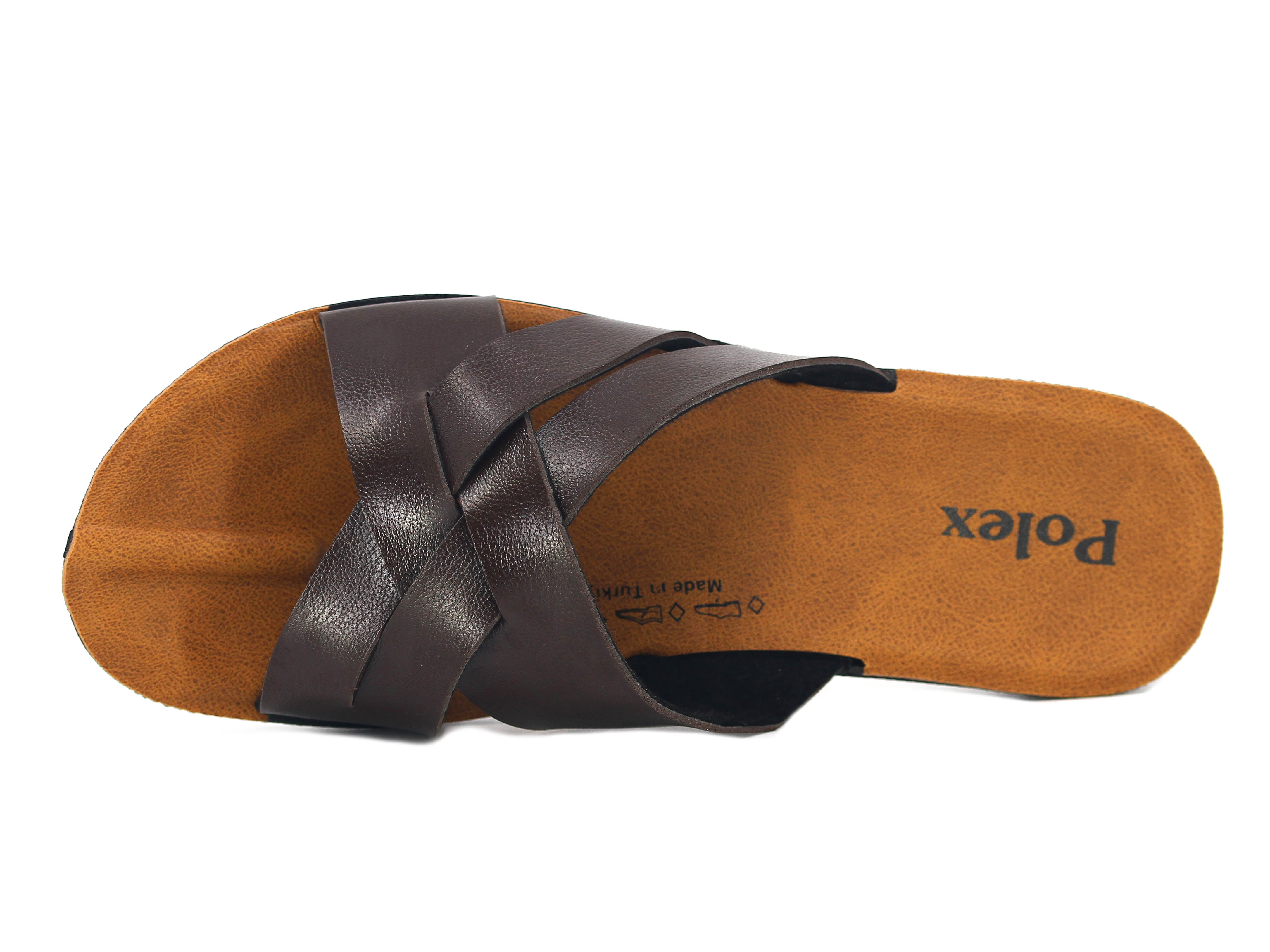 Polex Zenne 5305-C Çapraz İçten Geçmeli Günlük Terlik - 2
