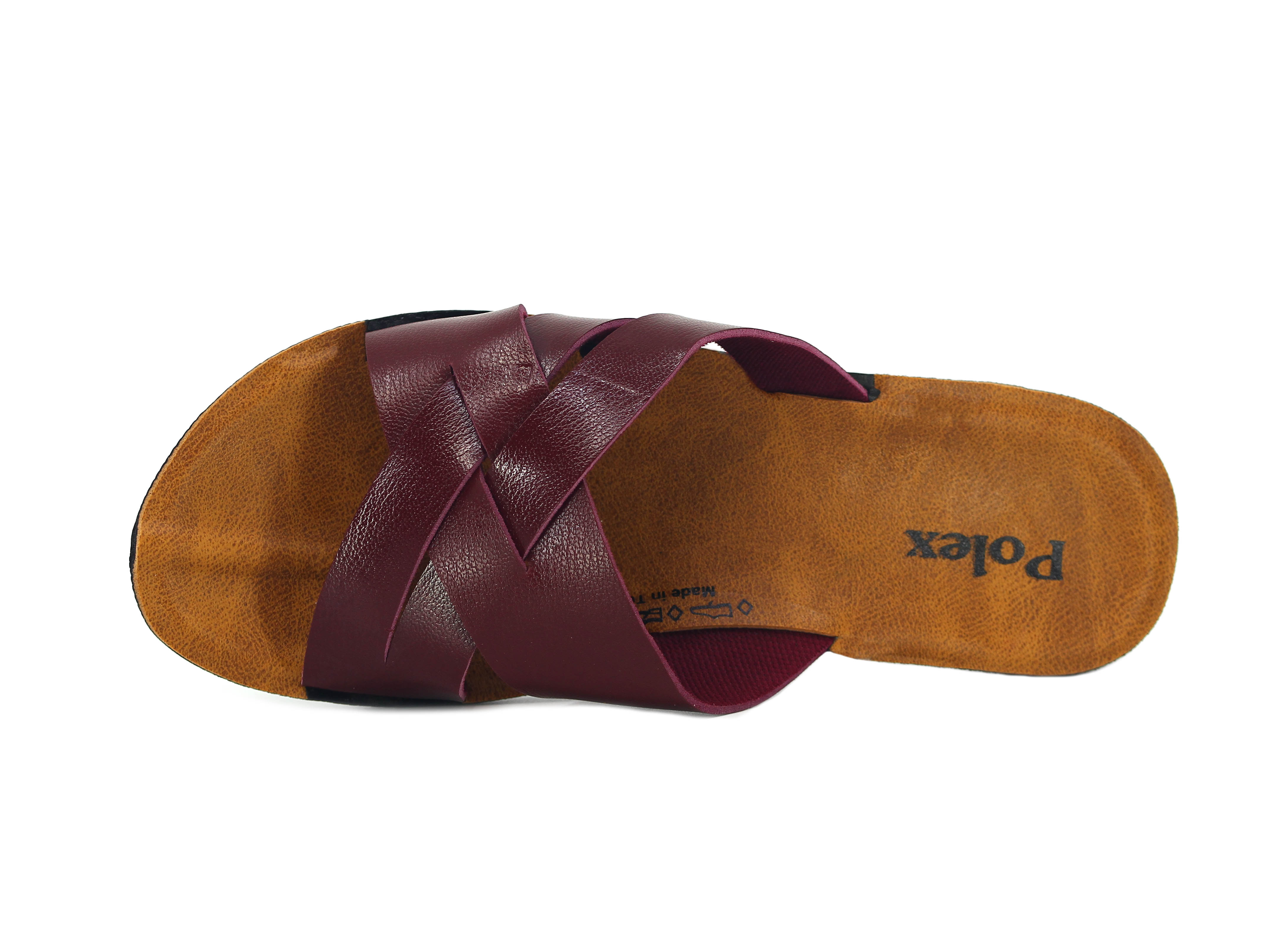 Polex Zenne 5305-C Çapraz İçten Geçmeli Günlük Terlik - 2