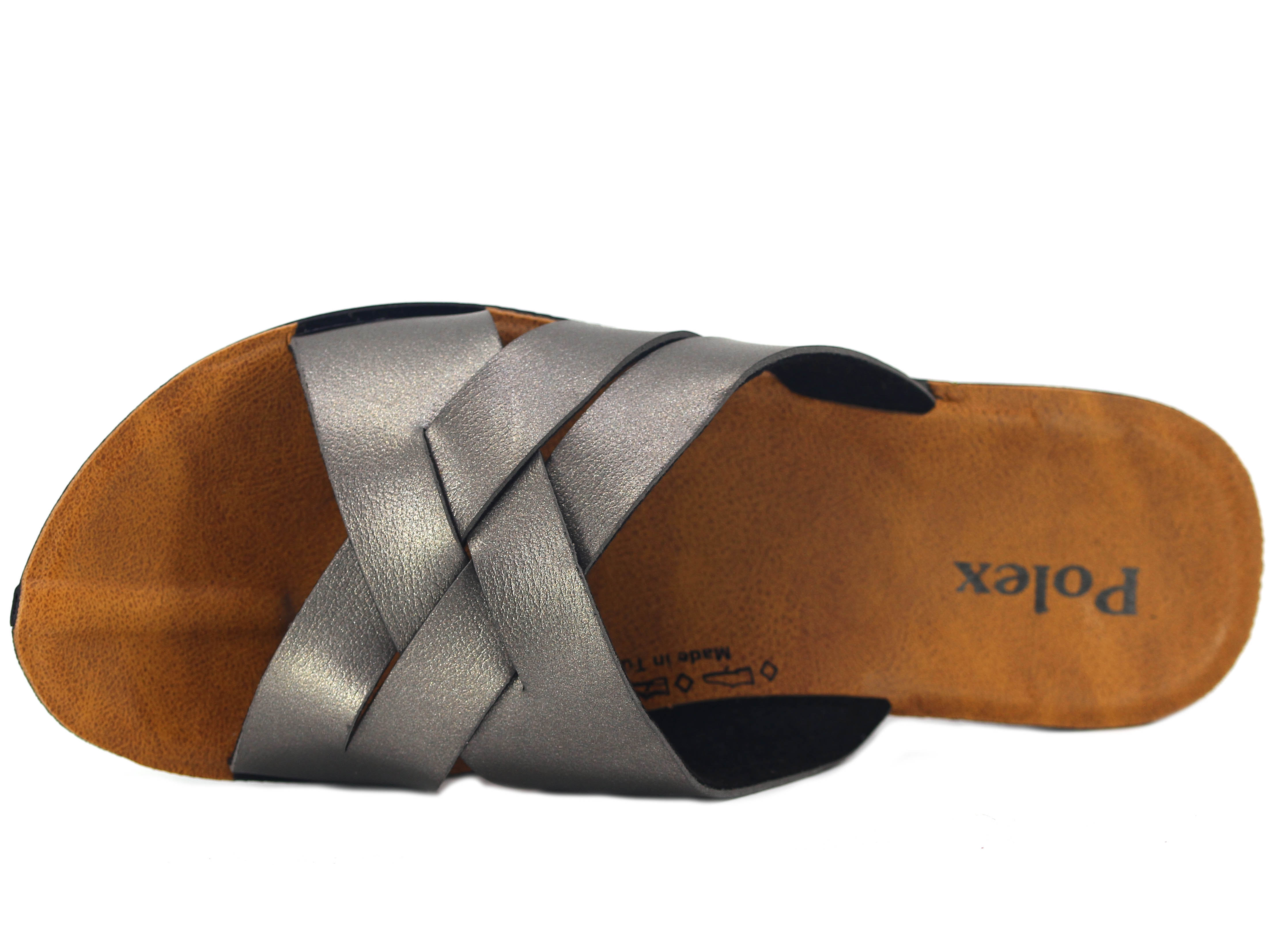 Polex Zenne 5305-C Çapraz İçten Geçmeli Günlük Terlik - 2