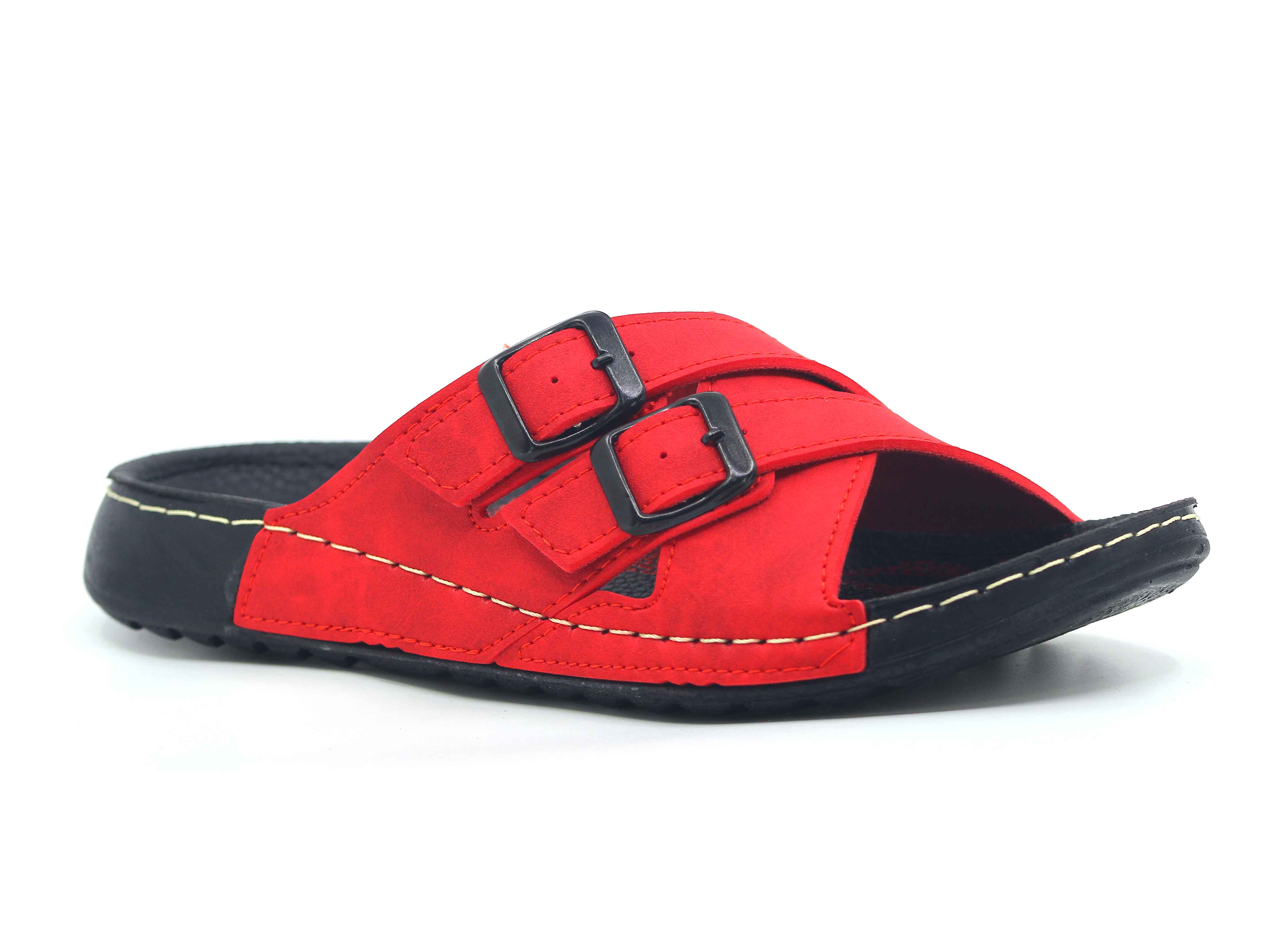 Polex Zenne 15055 Çapraz Çift Tokalı Spor Taban Günlük Terlik - 1
