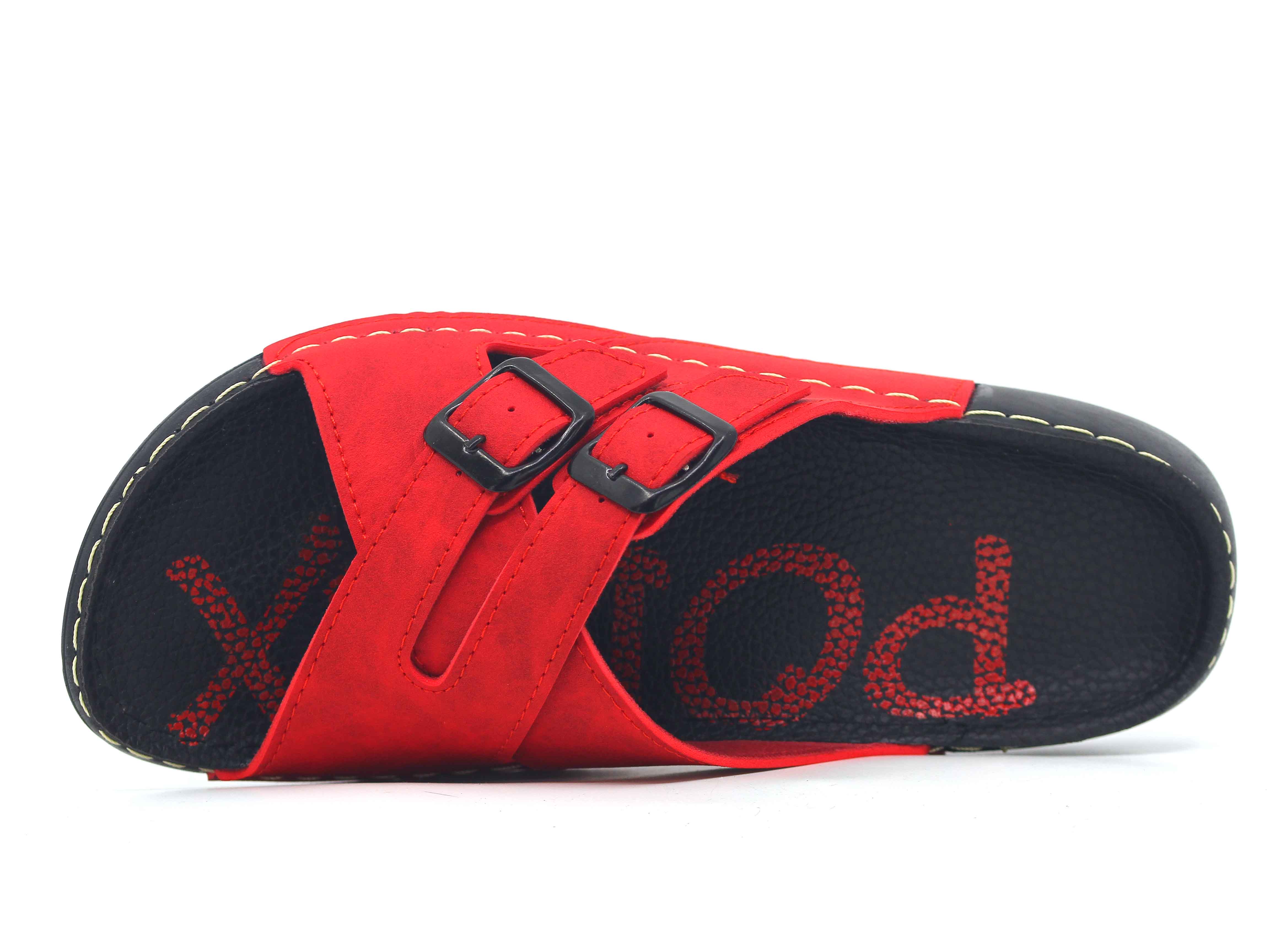 Polex Zenne 15055 Çapraz Çift Tokalı Spor Taban Günlük Terlik - 2