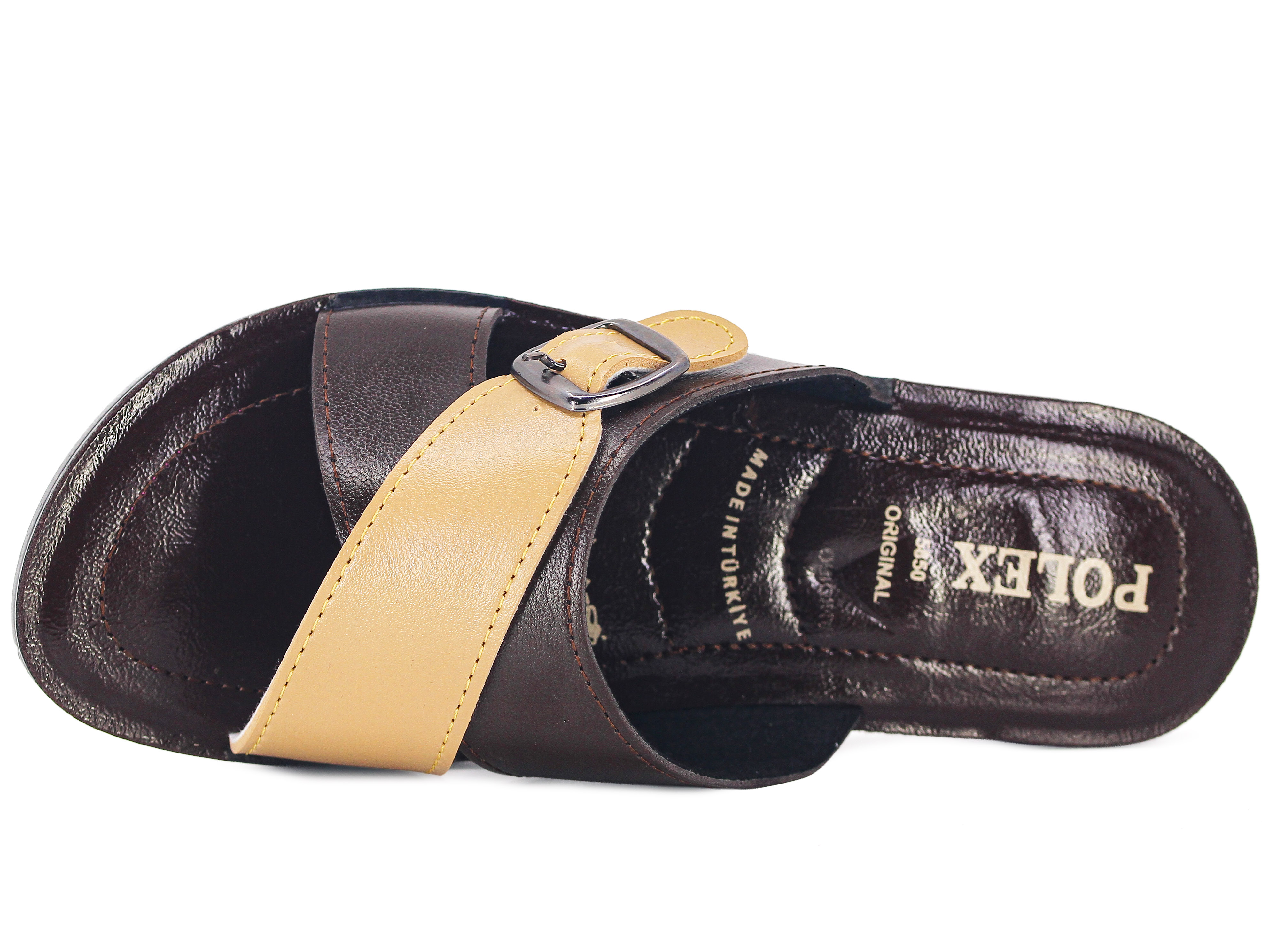 Polex Zenne 5858-C Çapraz Tek Toka Pedli Günlük Terlik - 2