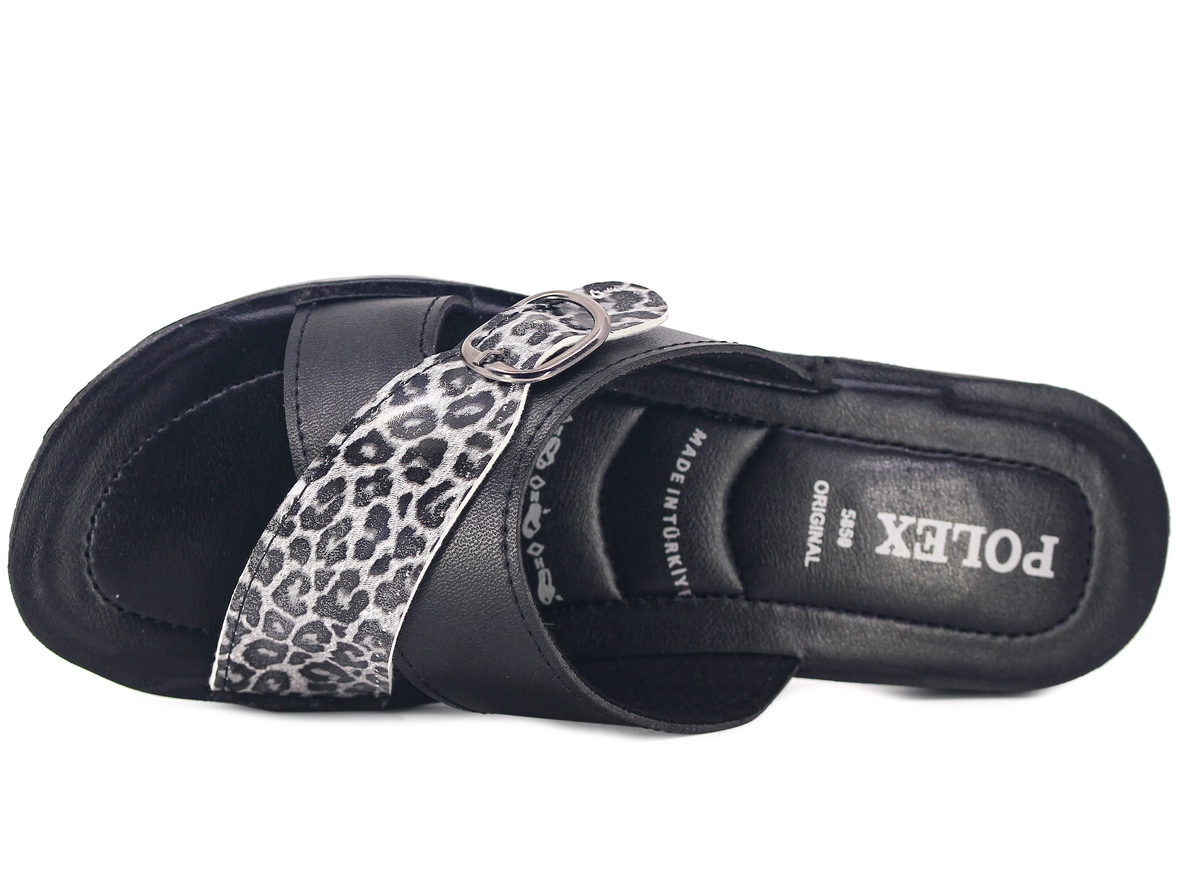 Polex Zenne 5858-C Çapraz Tek Toka Pedli Günlük Terlik - 2